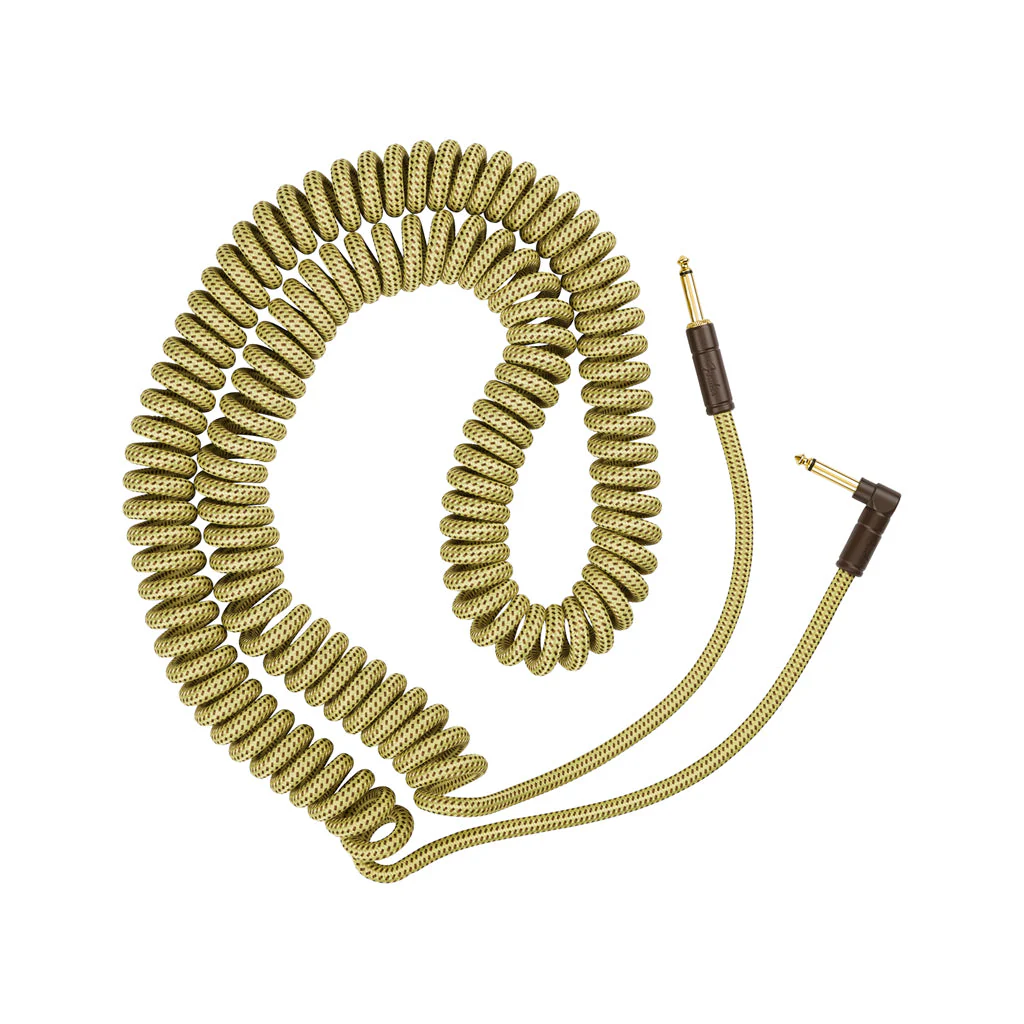 Fender Deluxe Coil Guitar Cable, Tweed, 30ft - Image 2