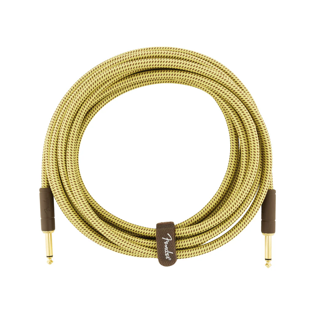 Fender Deluxe Series Instrument Cable. 15ft, Tweed - Image 2