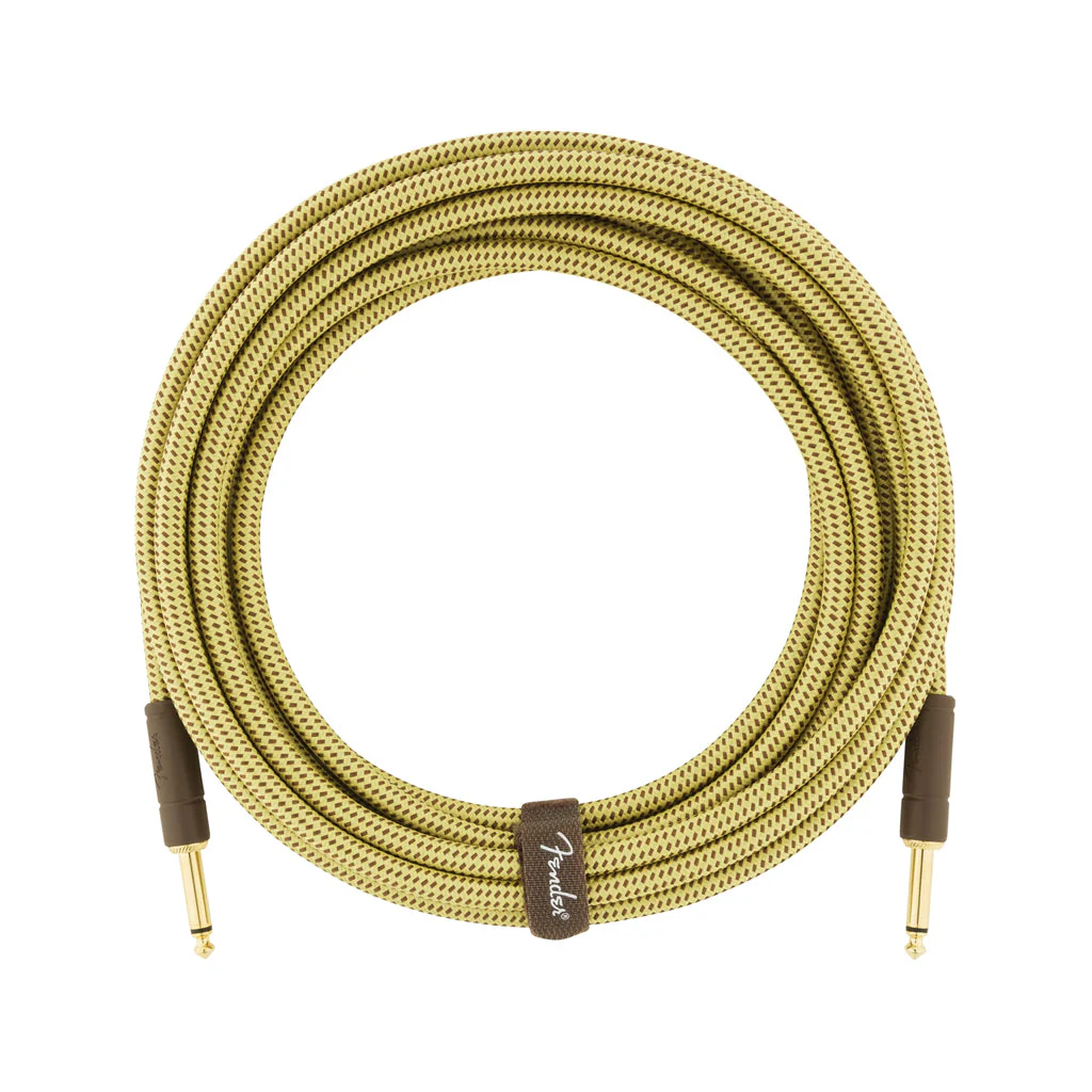 Fender Deluxe Series Instrument Cable, 18.6ft, Tweed - Image 2