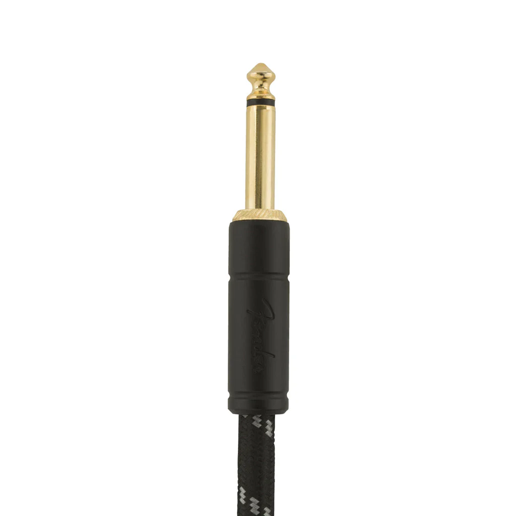 Fender Deluxe Series Instrument Cable, 5ft, Black Tweed - Image 3