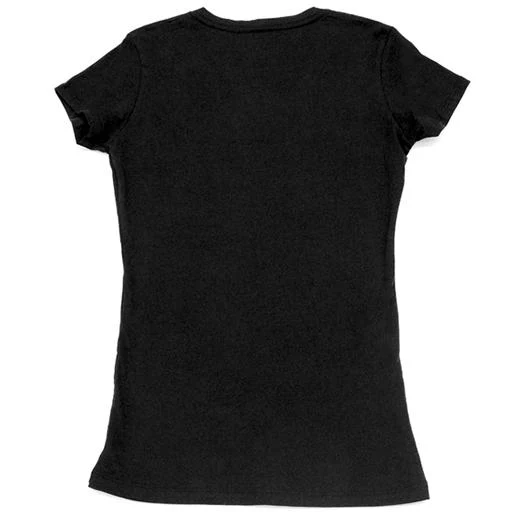 Fender Distressed Ladies T-Shirt, Black - Image 2