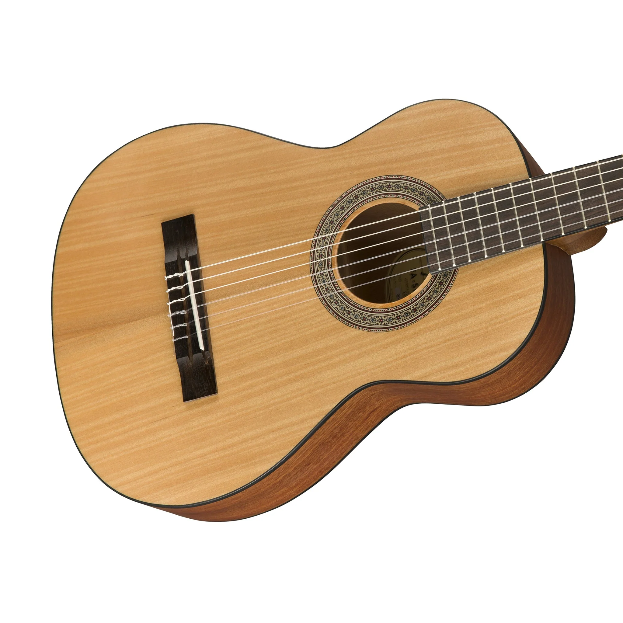 [PREORDER] Fender FA-15N 3/4 Size Nylon String Classical Guitar w/Bag, Walnut FB - Image 3