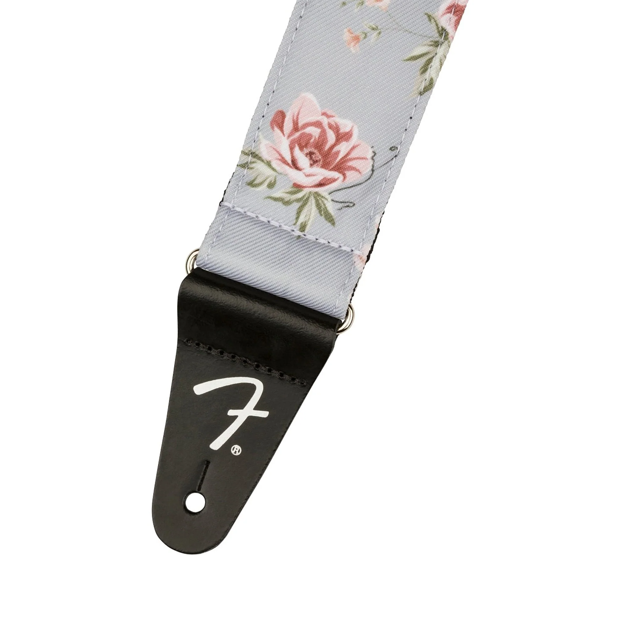 Fender Floral Guitar Strap, Gray - Image 2