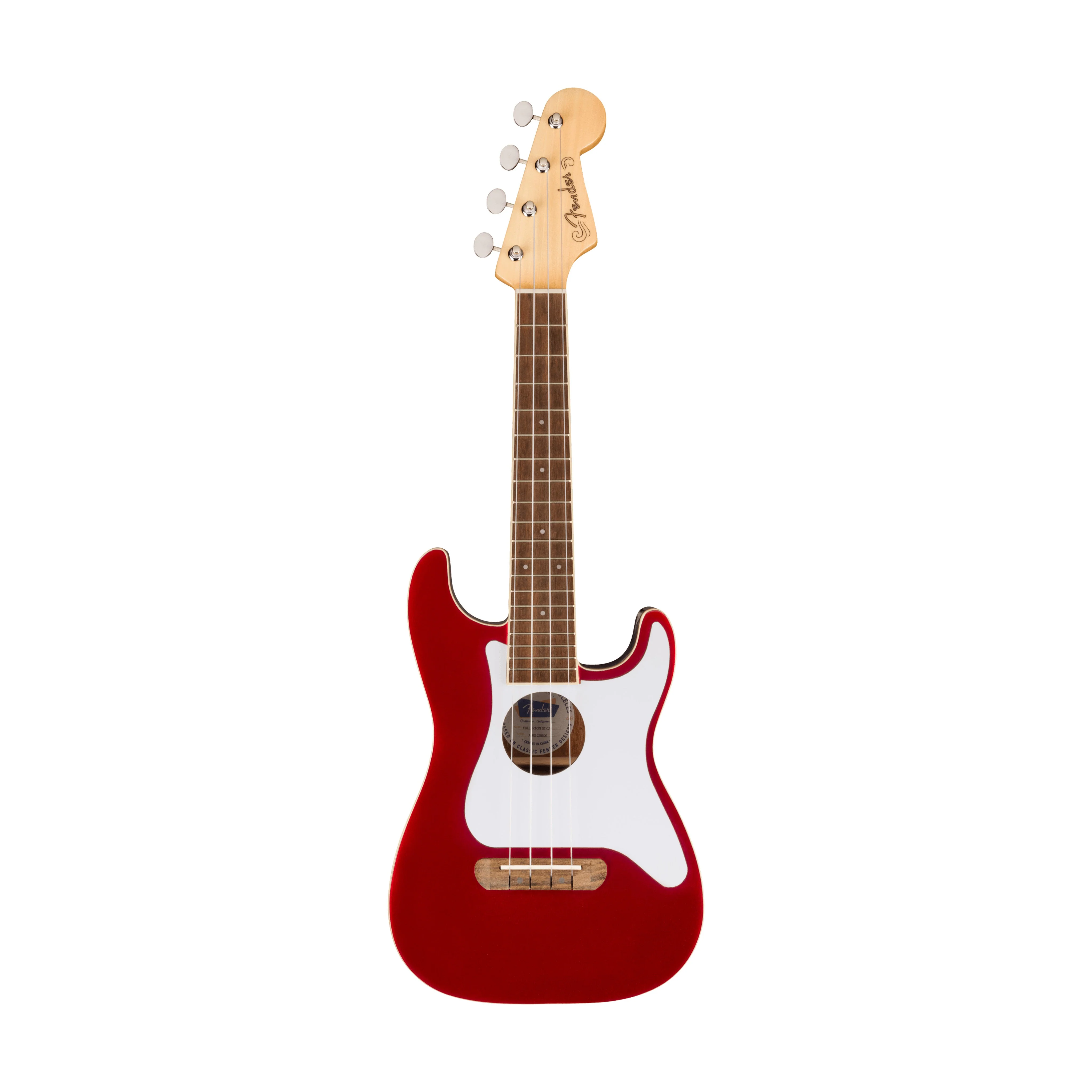 [PREORDER] Fender Fullerton Stratocaster Ukulele, Candy Apple Red