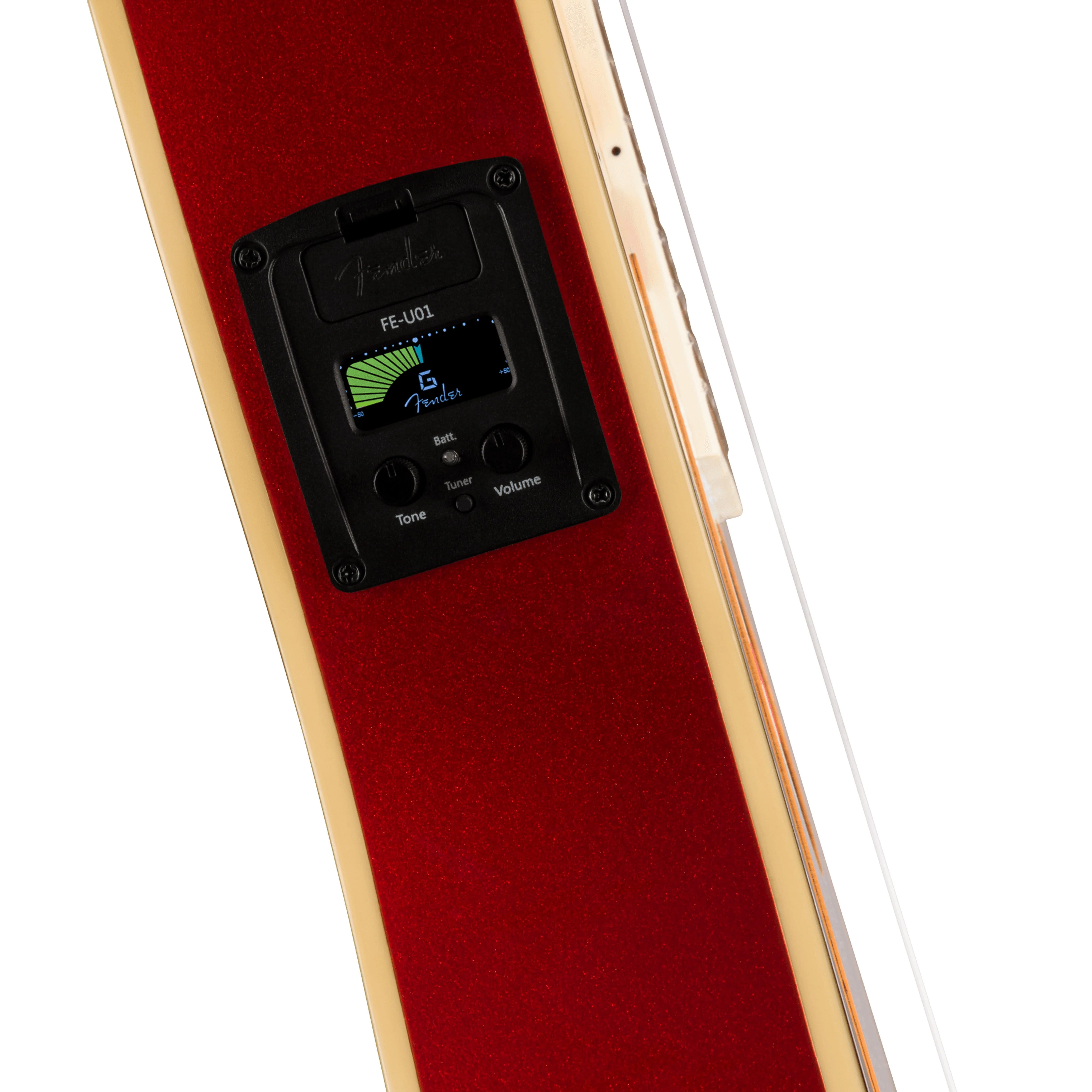 [PREORDER] Fender Fullerton Stratocaster Ukulele, Candy Apple Red - Image 6