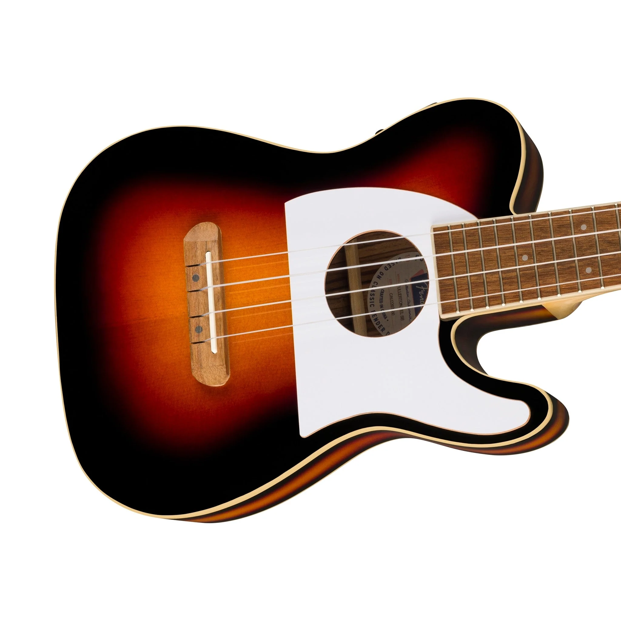 Fender Fullerton Telecaster Ukulele, 2-Tone Sunburst - Image 6