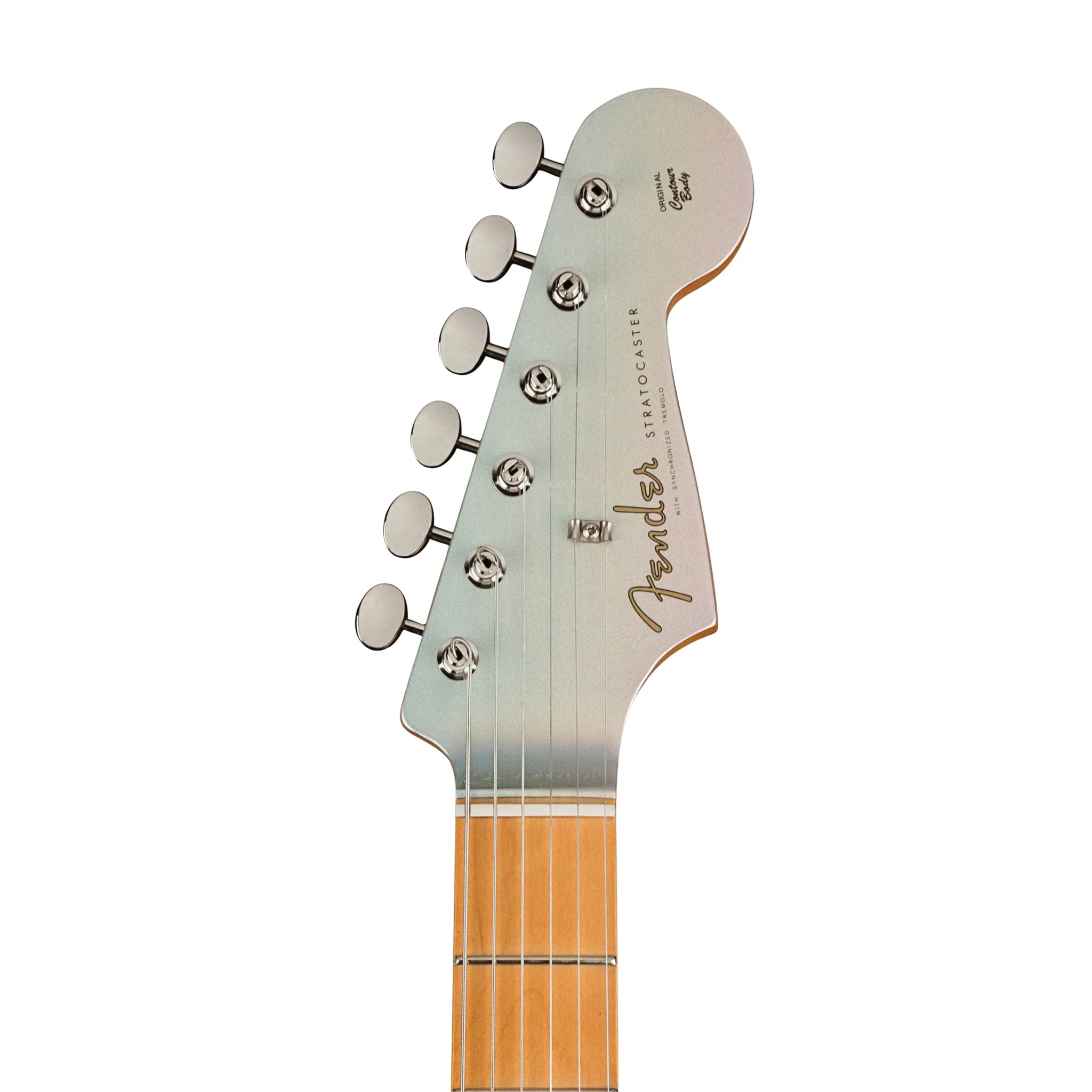 Fender H.E.R. Stratocaster Electric Guitar, Maple FB, Chrome Glow - Image 5