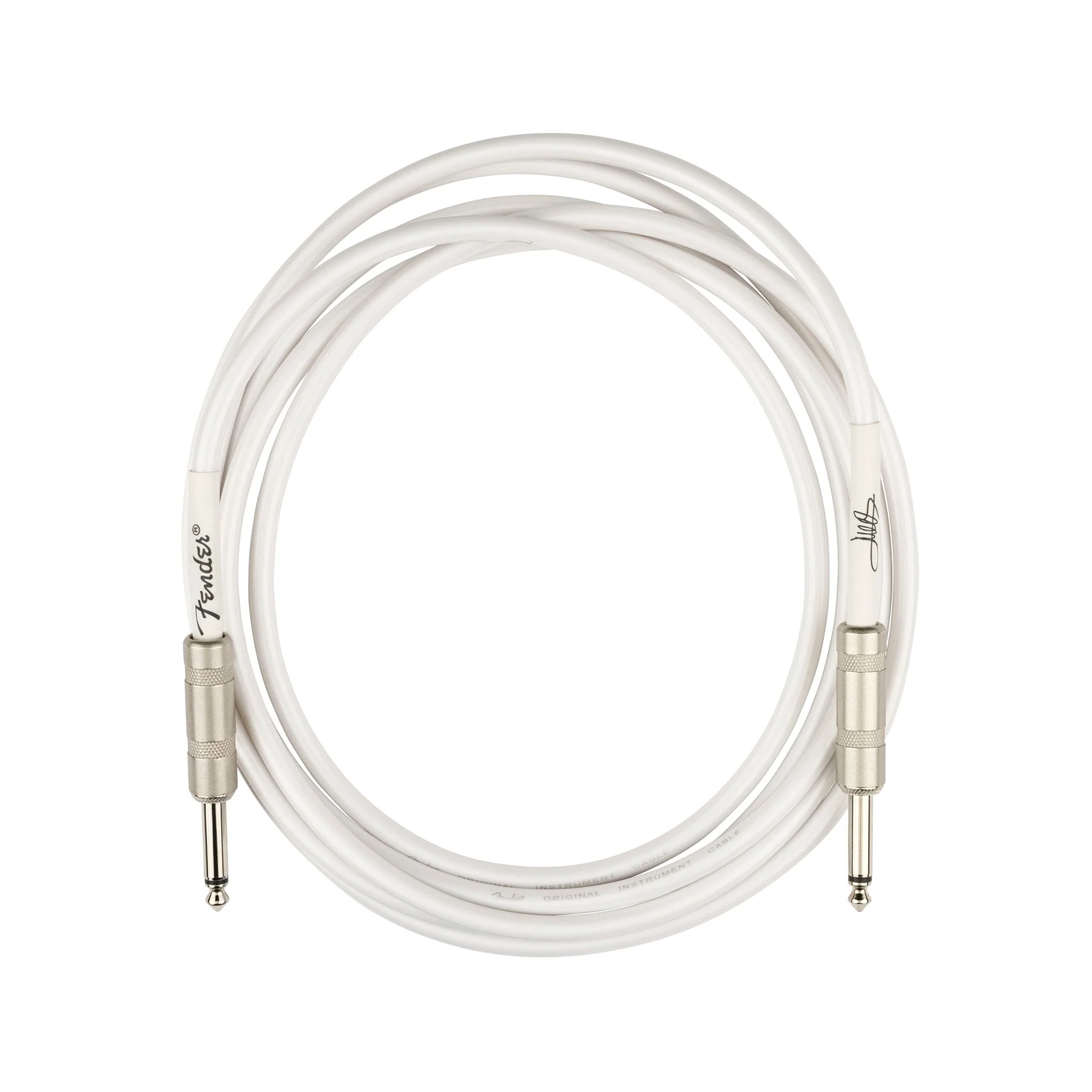 Fender Juanes 10ft Instrument Cable, Luna White - Image 2