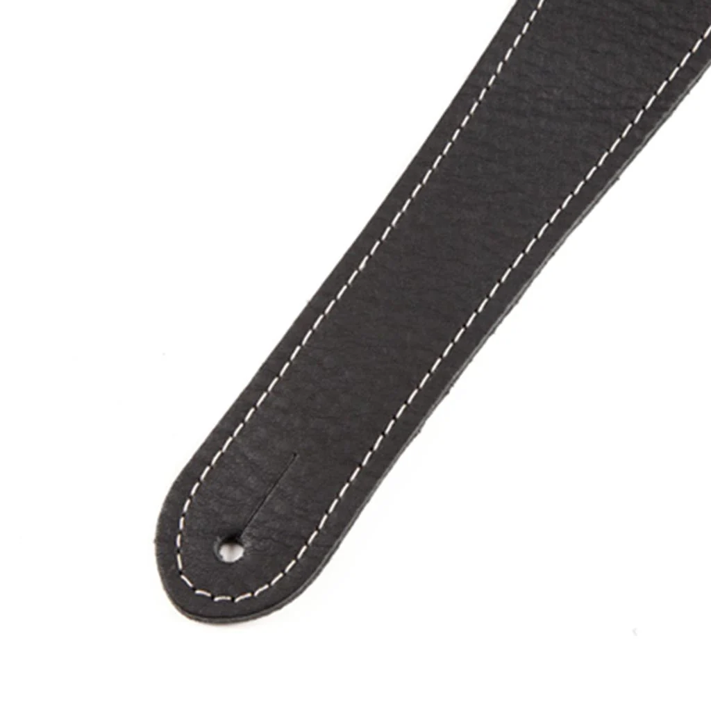 Fender Monogrammed Leather Guitar Strap, Black - Image 3