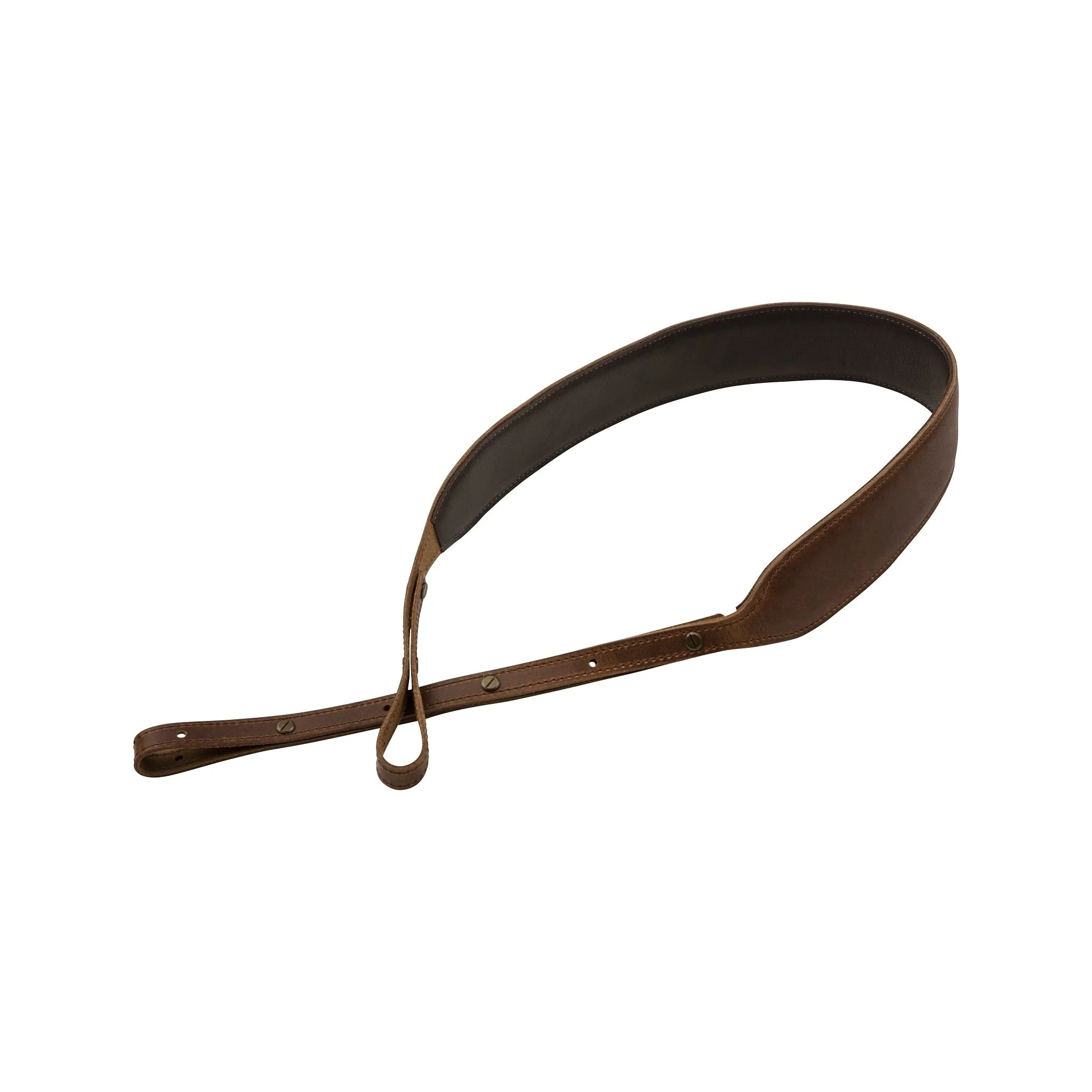 Fender Paramount Banjo Leather Guitar Strap, Brown - Image 3