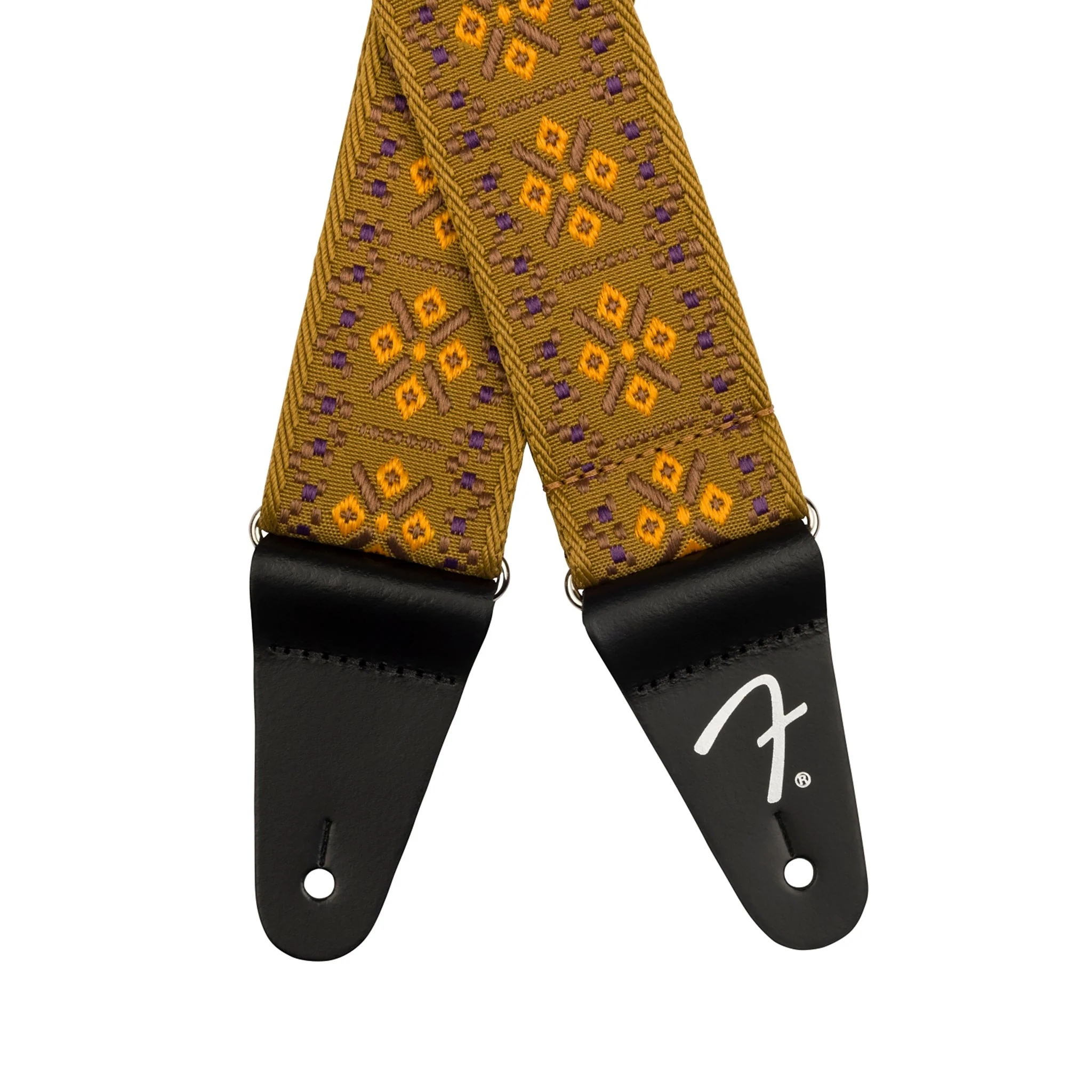 Fender Pasadena Woven Guitar Strap, Lattice Tan - Image 2