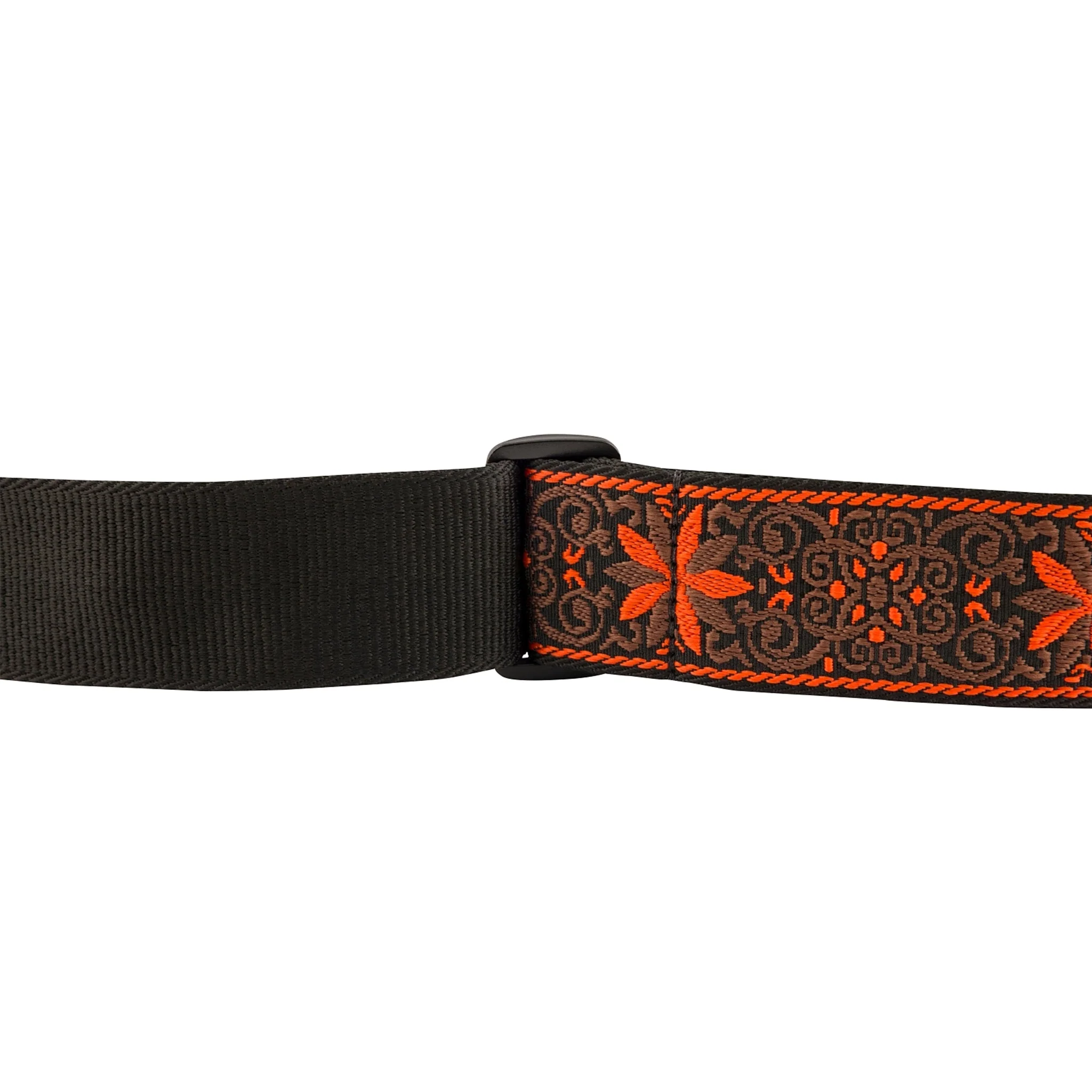 Fender Pasadena Woven Guitar Strap, Orange Snowflake - Image 3