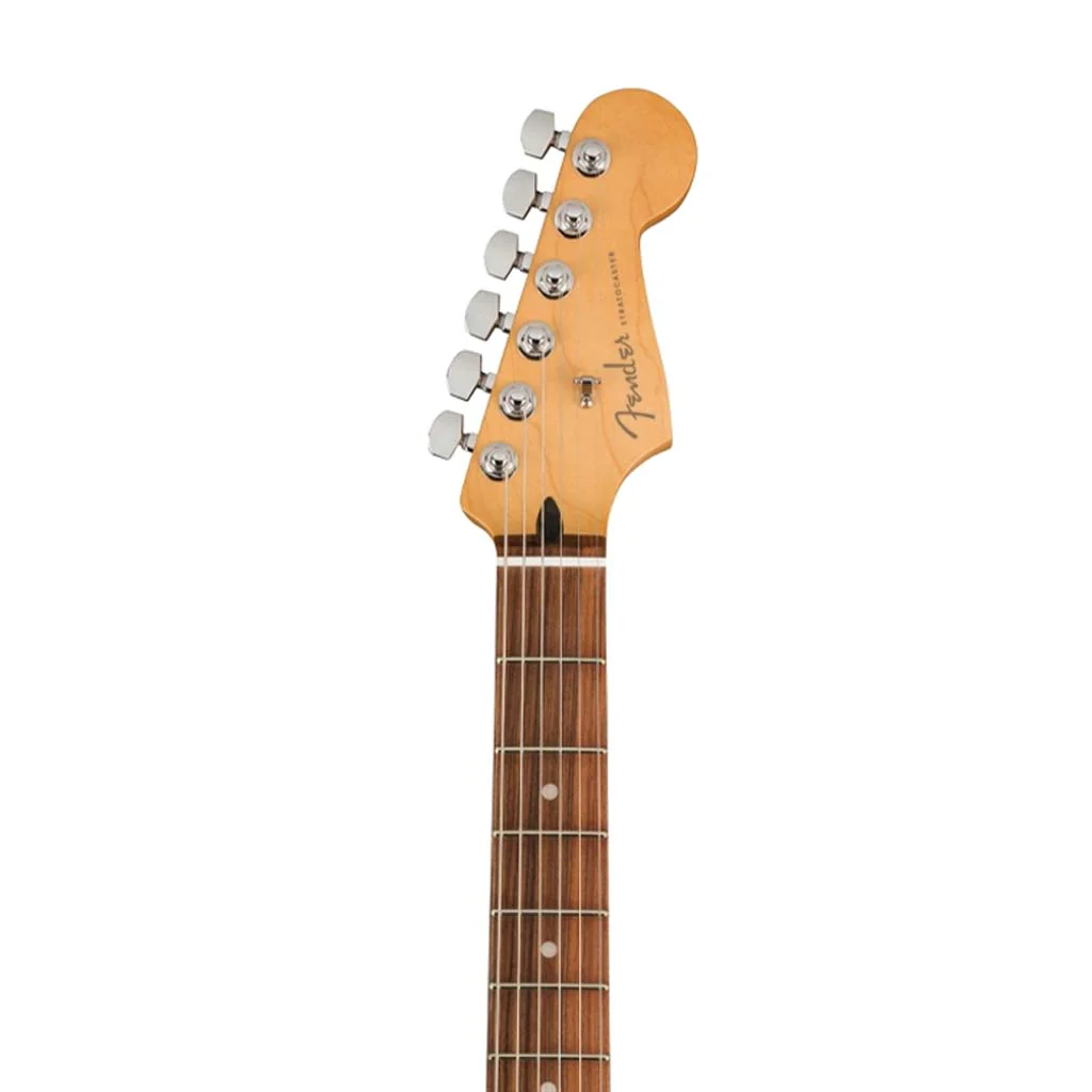 Fender Player Plus Stratocaster Electric Guitar, PF FB, Aged Candy Apple Red - Image 7