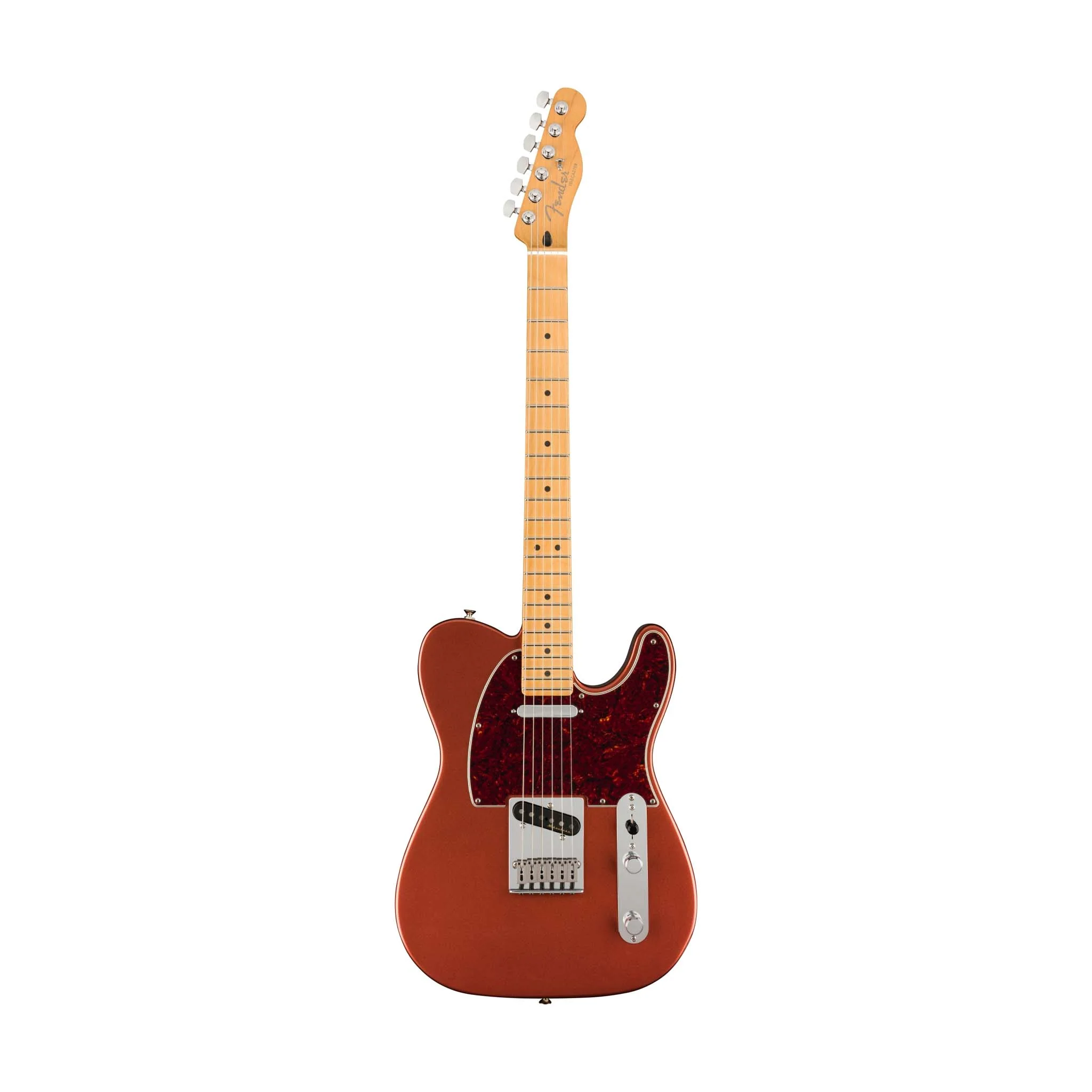 Fender Player Plus Telecaster Electric Guitar, Maple FB, Aged Candy Apple Red - Image 2