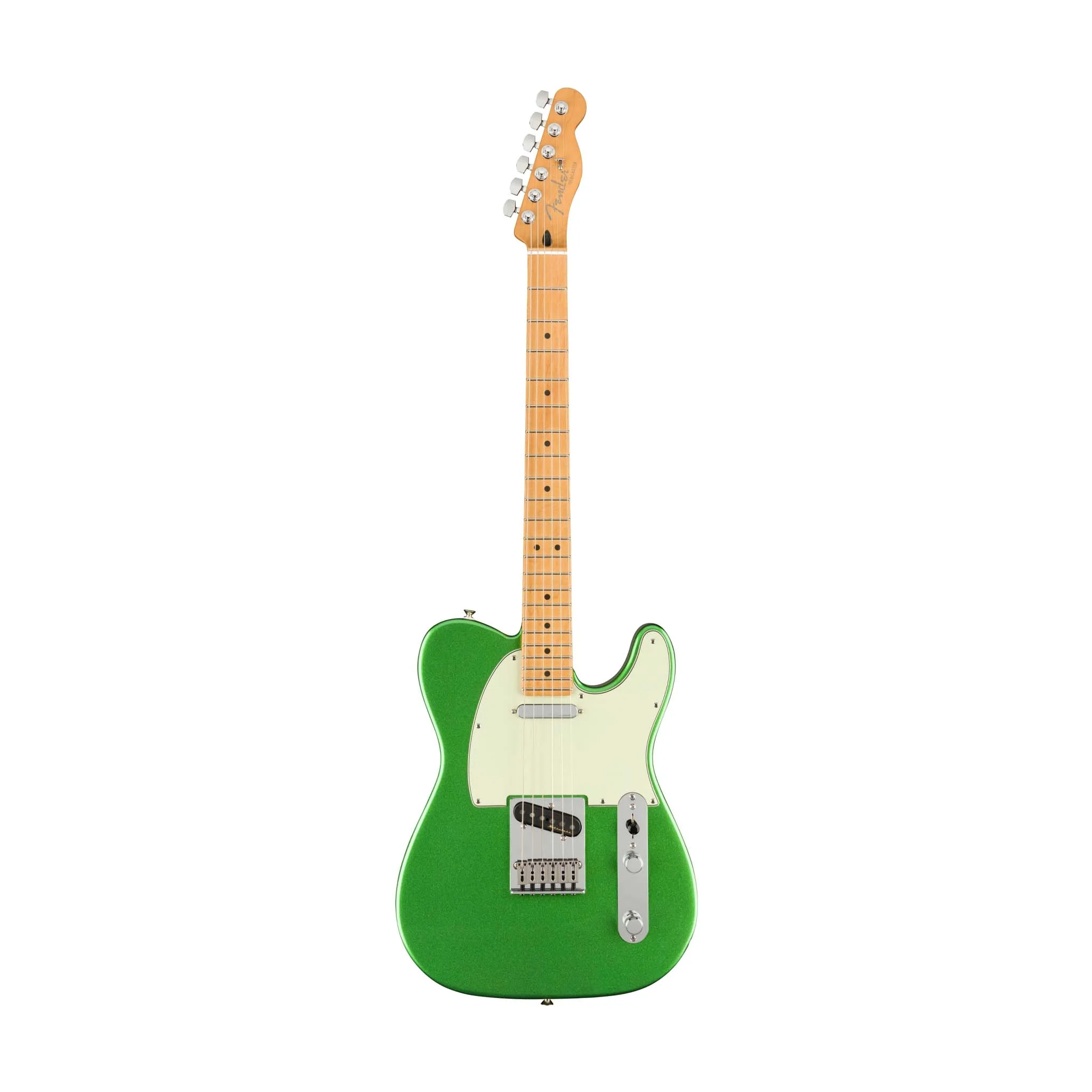Fender Player Plus Telecaster Electric Guitar, Maple FB, Cosmic Jade - Image 2