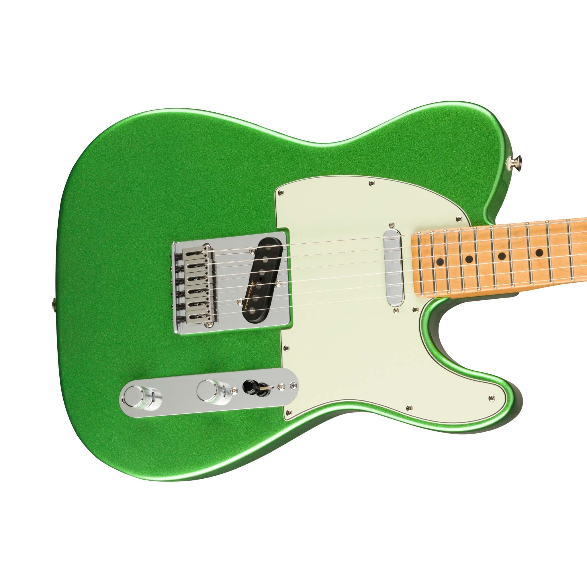 Fender Player Plus Telecaster Electric Guitar, Maple FB, Cosmic Jade - Image 6