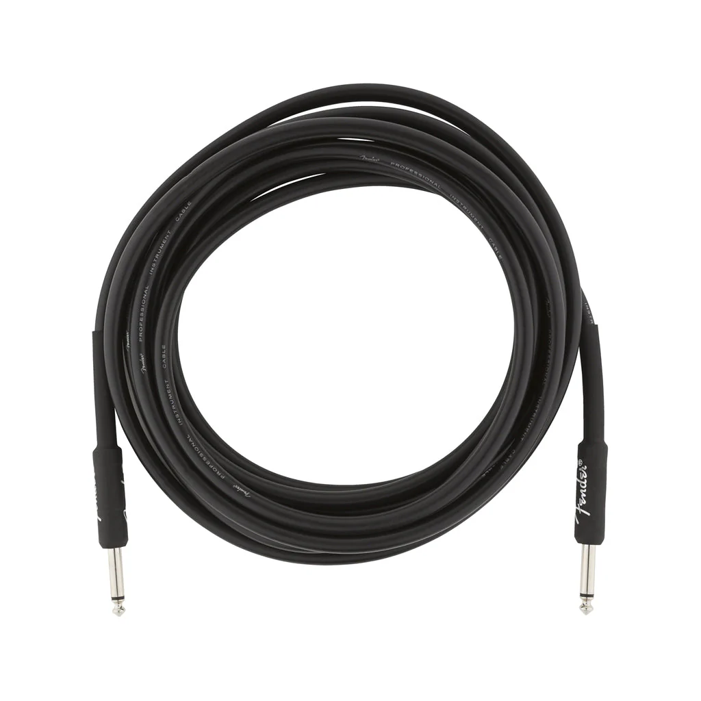 Fender Professional Series Instrument Cable, 15ft, Black - Image 2