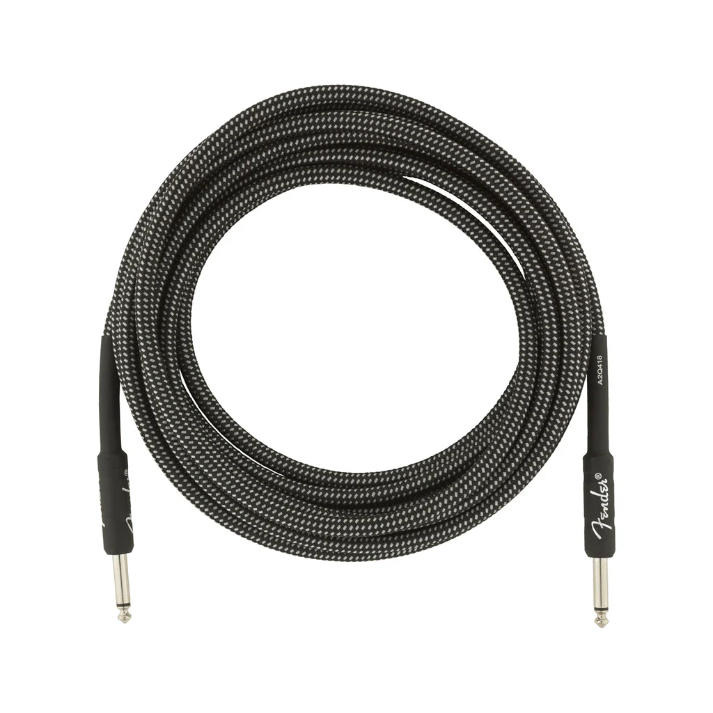 Fender Professional Series Instrument Cable, 15ft, Grey Tweed - Image 2