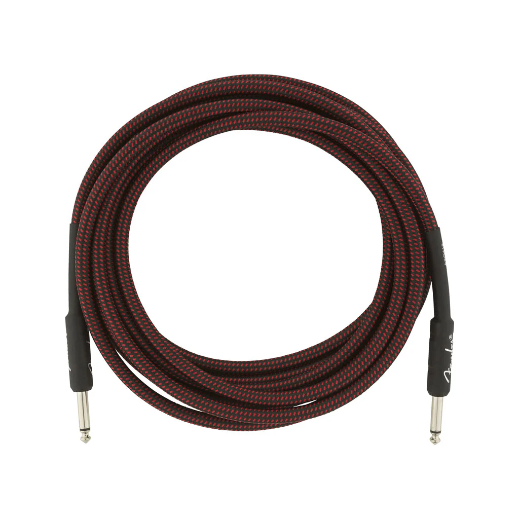 Fender Professional Series Instrument Cable, 15ft, Red Tweed - Image 2