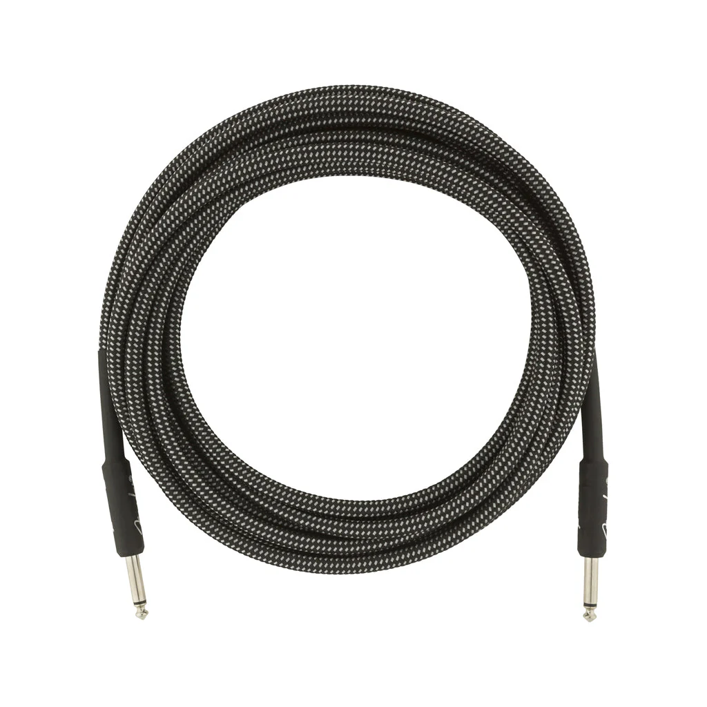Fender Professional Series Instrument Cable, 18.6ft, Grey Tweed - Image 2