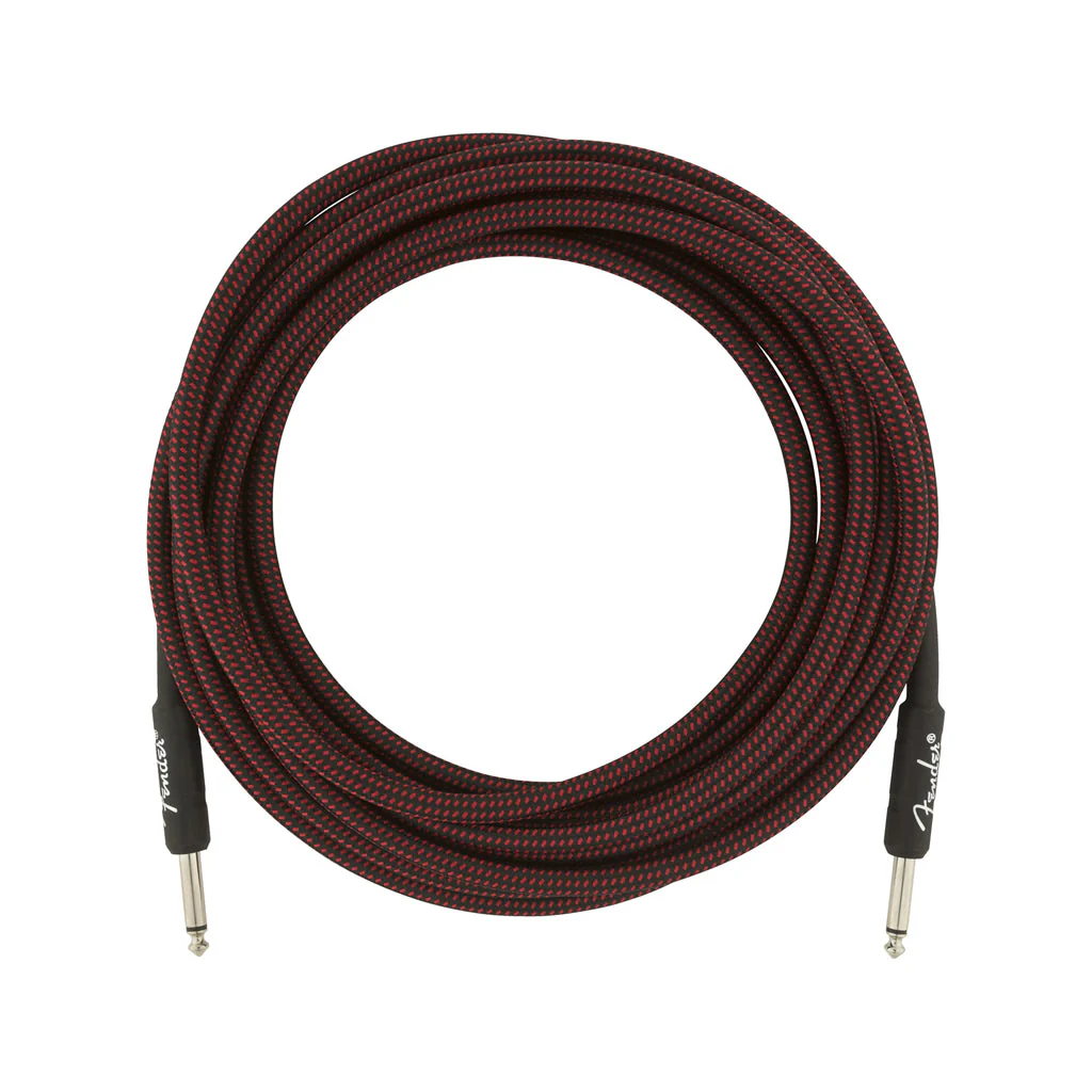 Fender Professional Series Instrument Cable, 18.6ft, Red Tweed - Image 2
