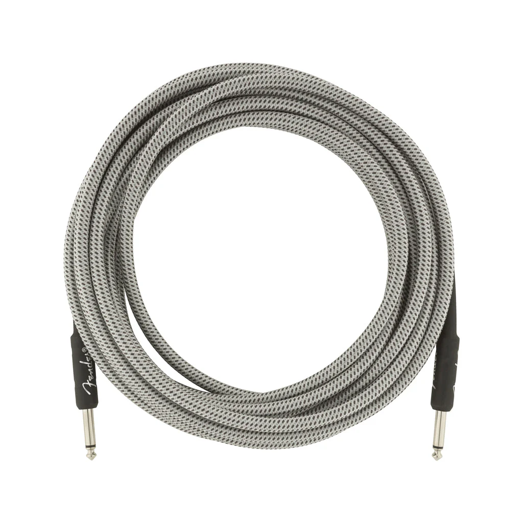 Fender Professional Series Instrument Cable, 18.6ft, White Tweed - Image 2