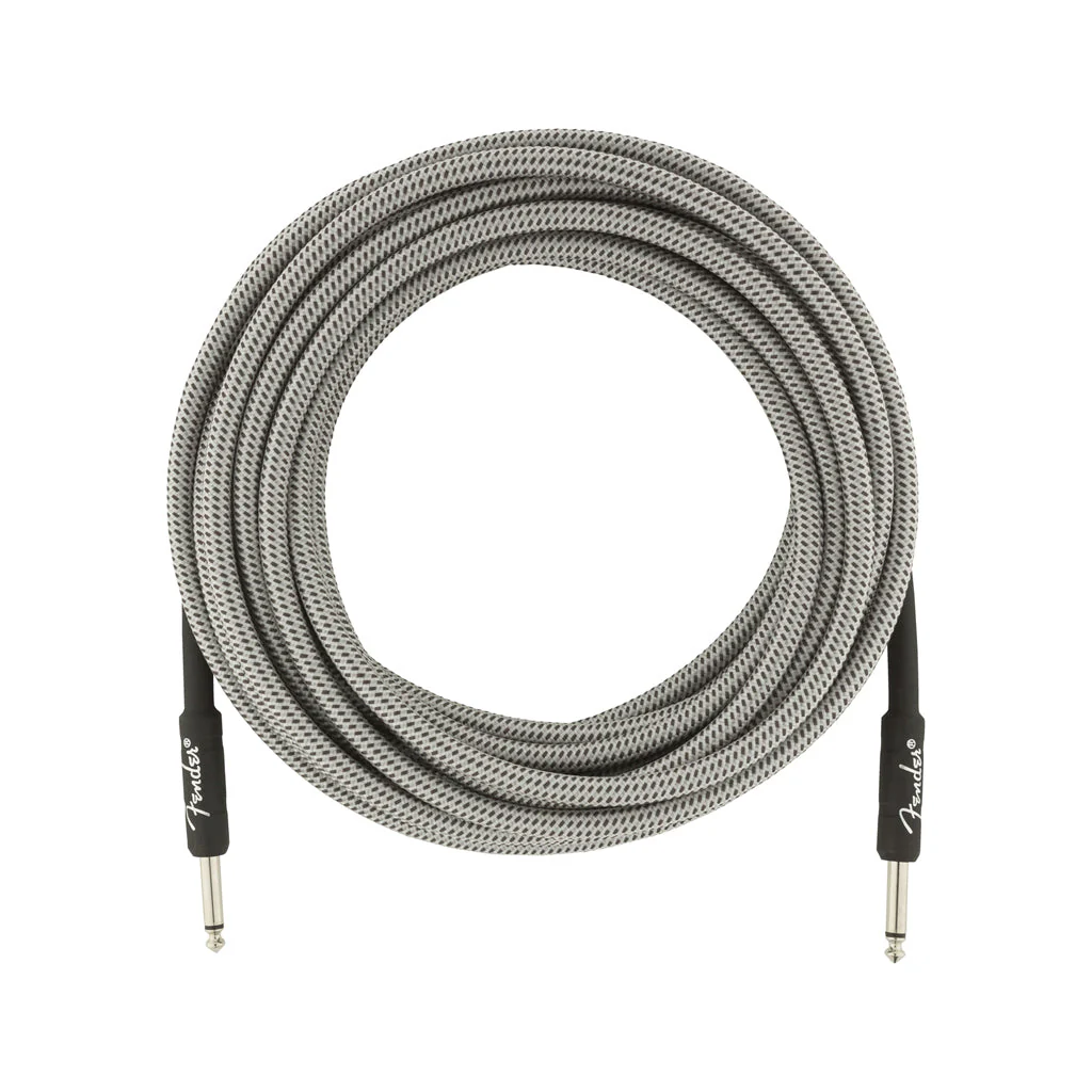 Fender Professional Series Instrument Cable, 25ft, White Tweed - Image 2