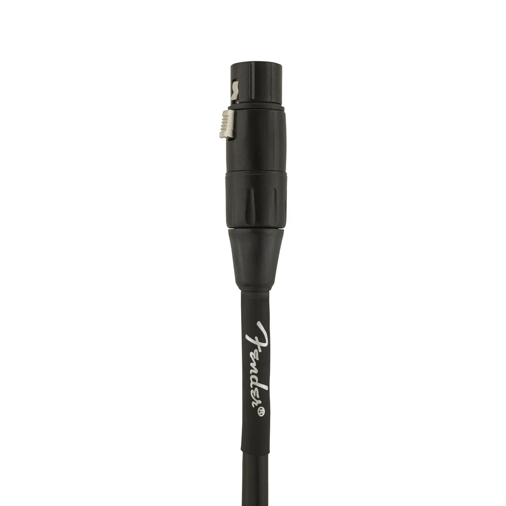 Fender Professional Series Microphone Cable, 10ft, Black - Image 4