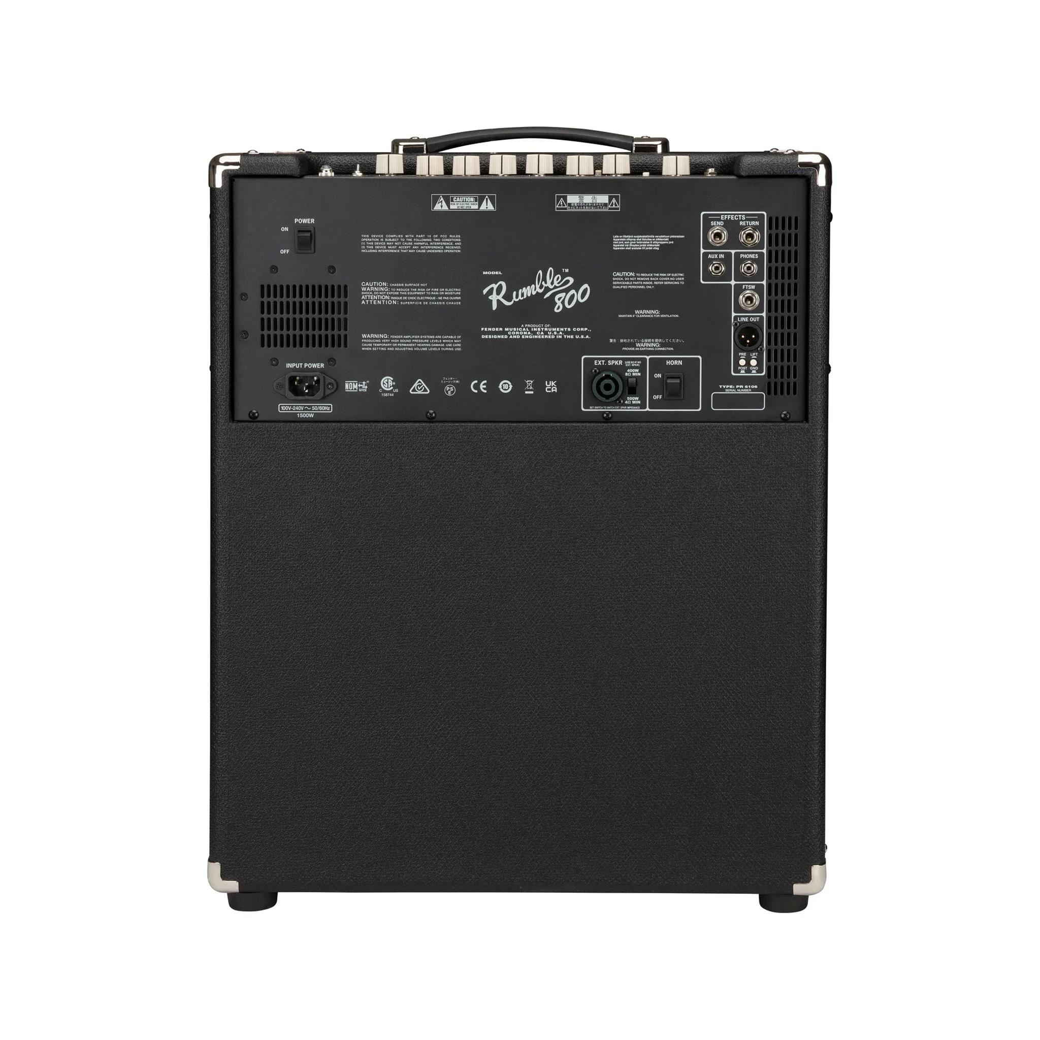 [PREORDER] Fender Rumble 800 Bass Amplifier , 230V UK - Image 2