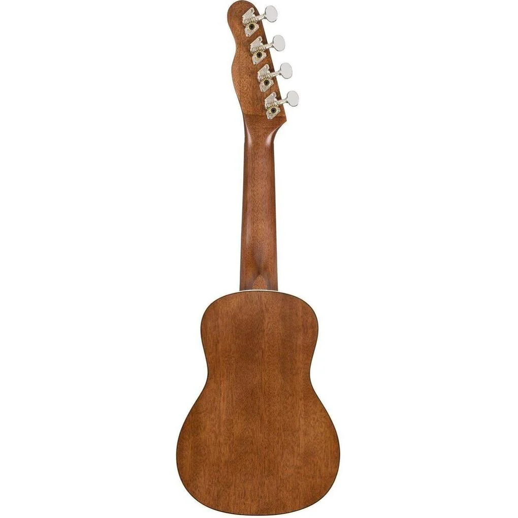 Fender Seaside Soprano Ukulele Pack, Walnut FB, Natural - Image 4