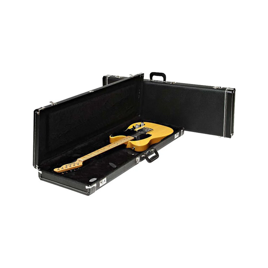 Fender Standard Strat/Tele Guitar Case, Black - Image 2