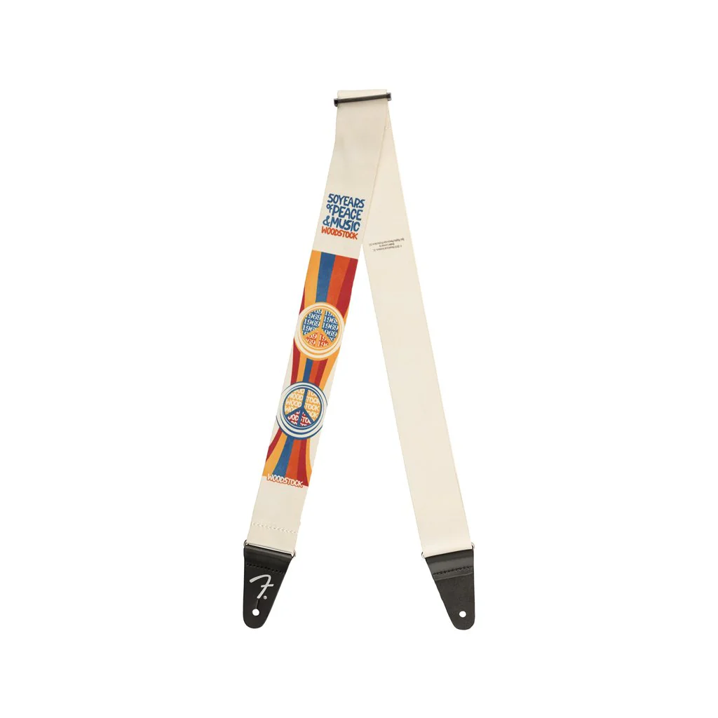 Fender Woodstock 2inch Guitar Strap, Peace - Image 2