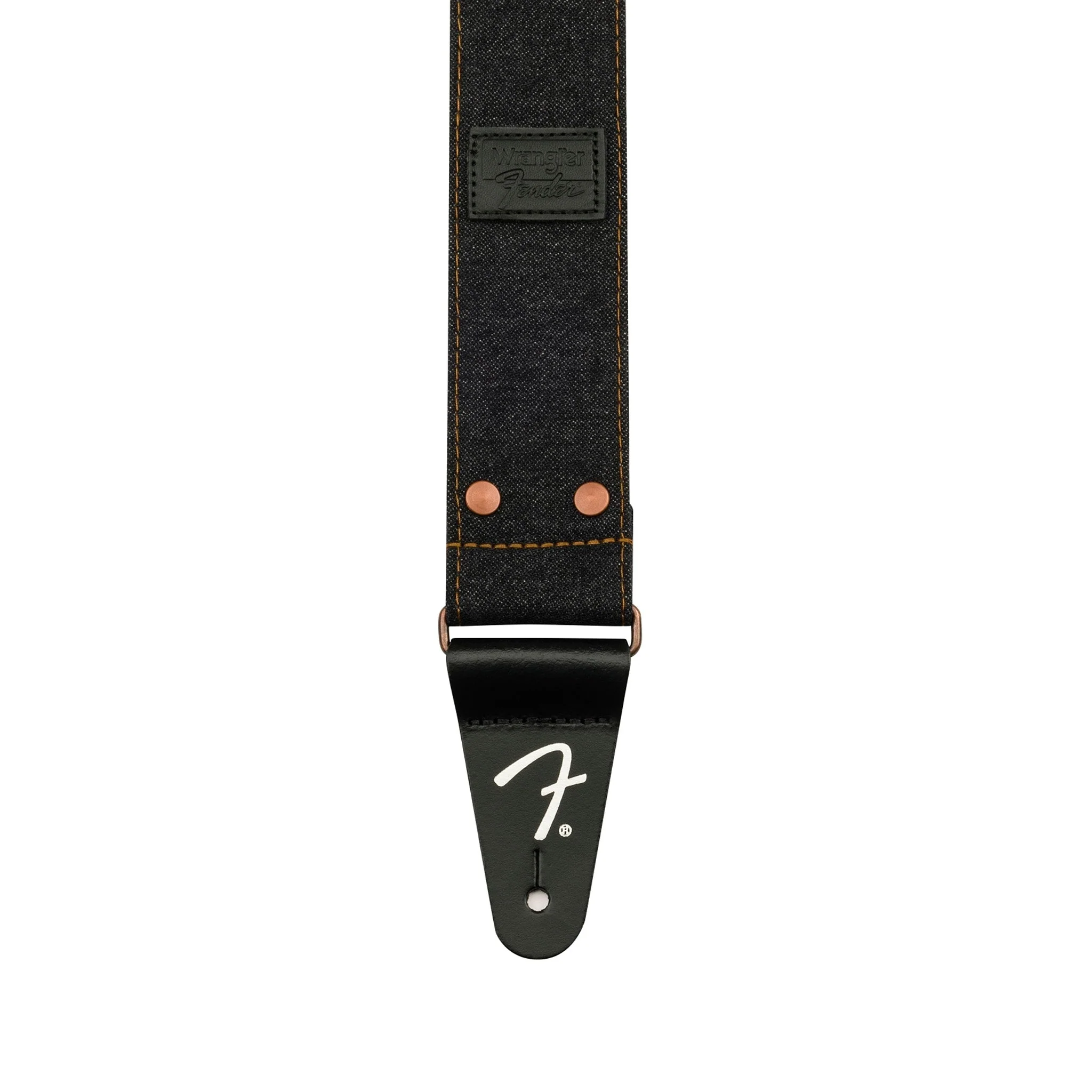 Fender X Wrangler Denim Guitar Straps, Black - Image 4