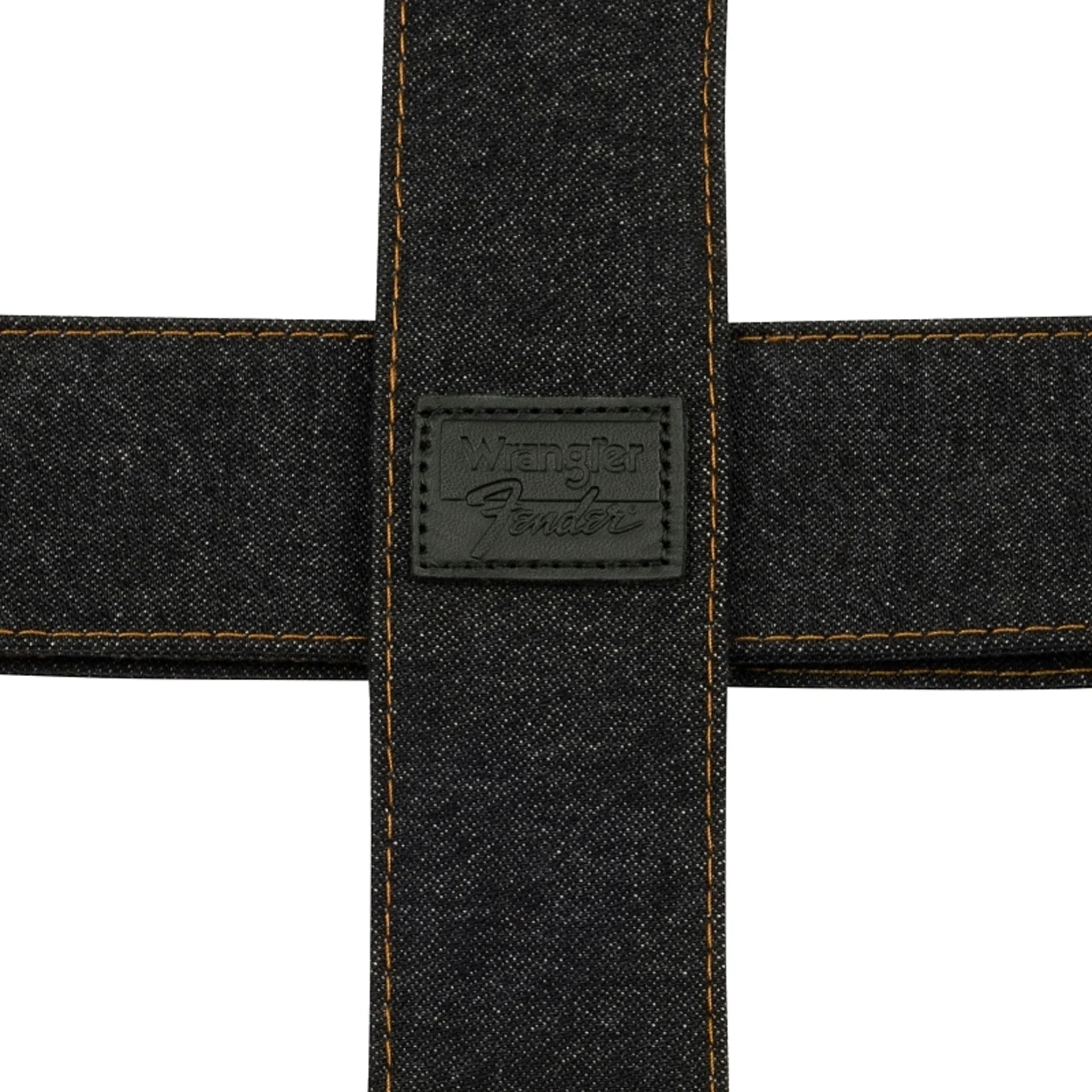 Fender X Wrangler Denim Guitar Straps, Black - Image 5
