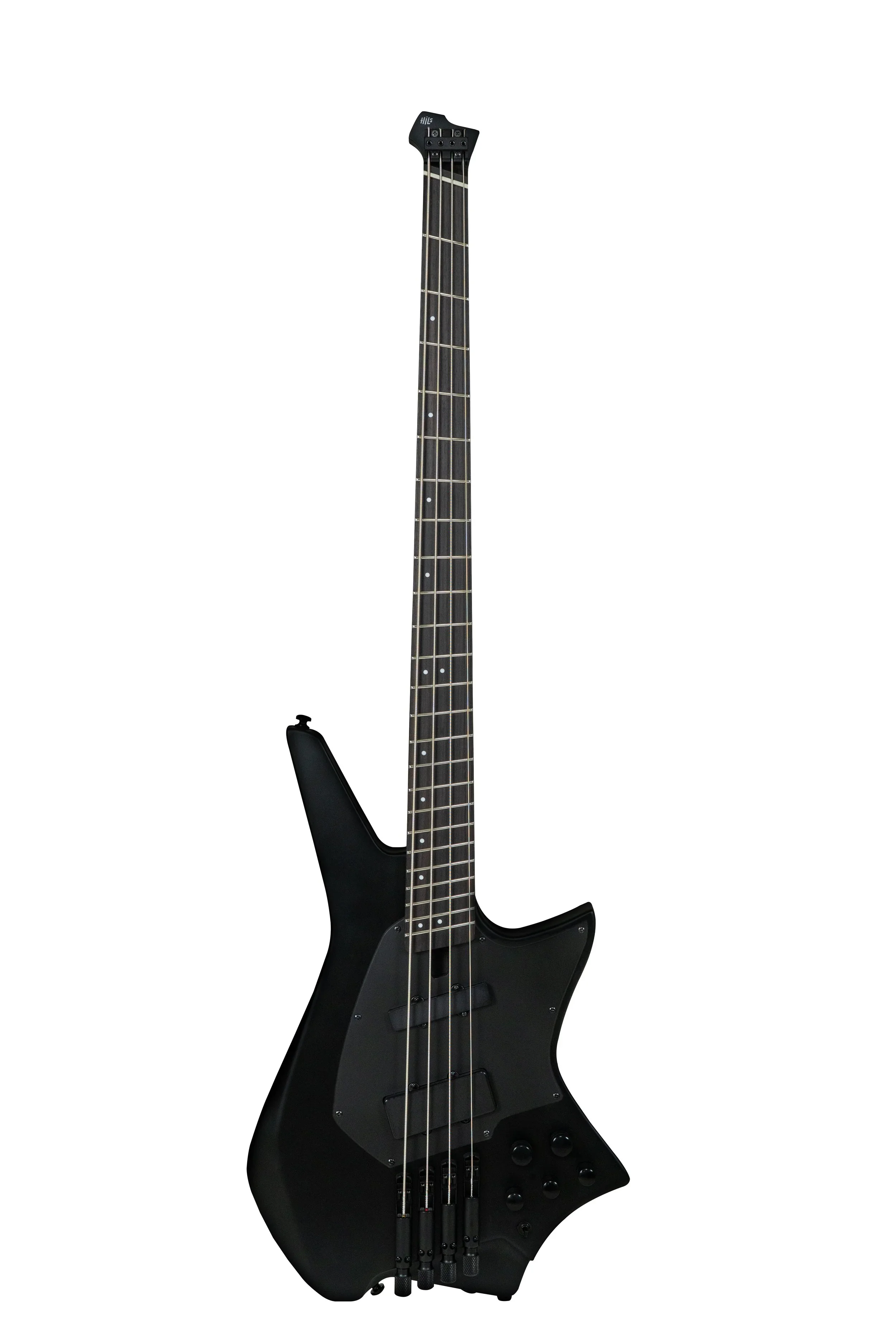 HILS NEXT HZB4 Multiscale 4 String Headless Bass - Satin Black - Image 2