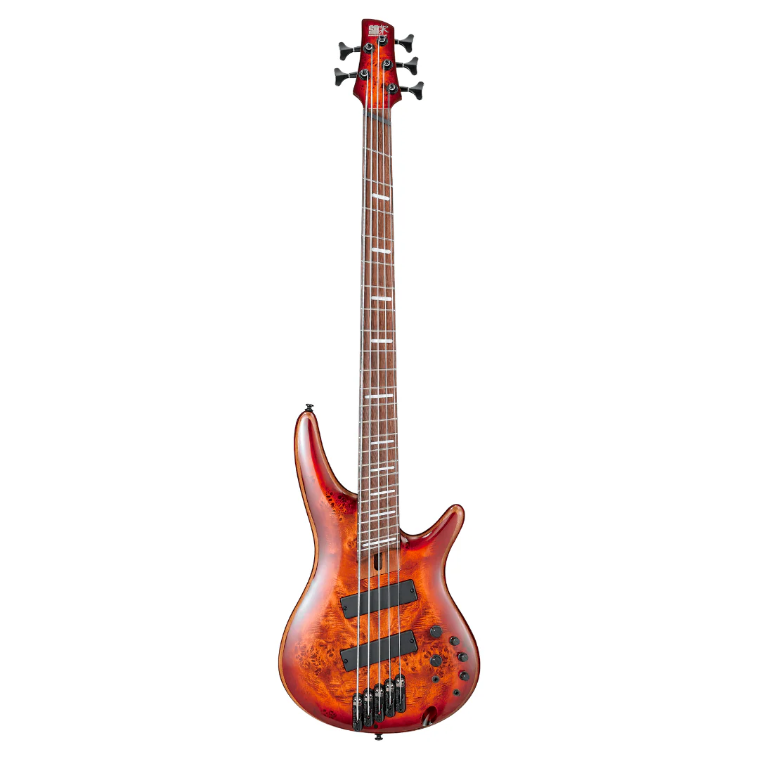 Ibanez SRMS805 Bass Workshop - Brown Topaz Burst - Image 2
