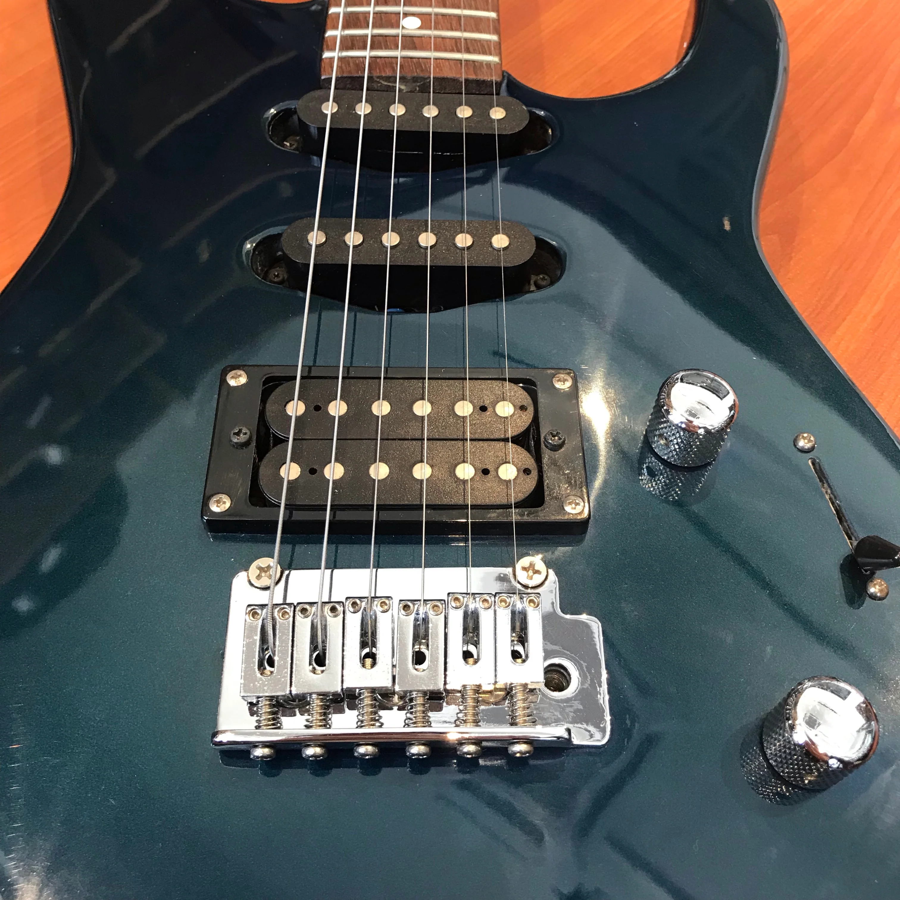 Jackson D10 Metallic Blue Electric Guitar - Image 6