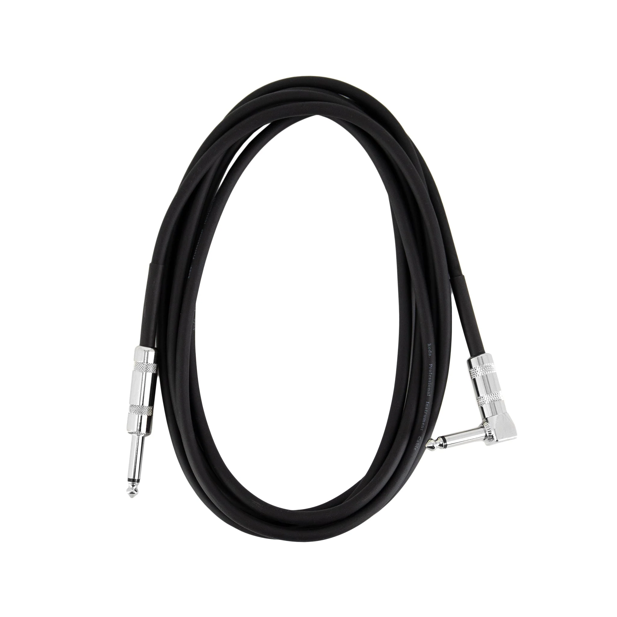 koda essential KIC10RA Straight-Angled Instrument Cable, 10ft, Black - Image 3