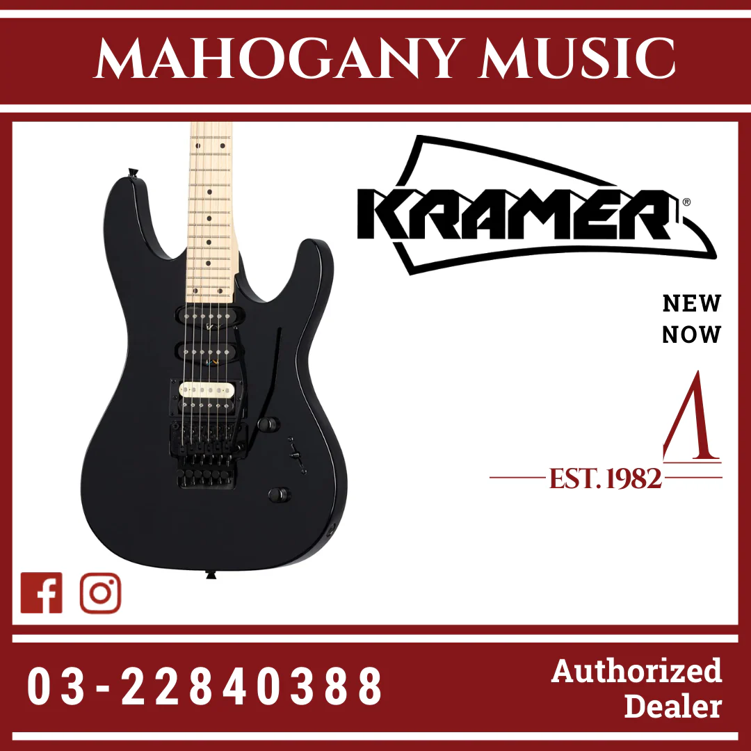 Kramer Striker HSS Electric Guitar - Ebony