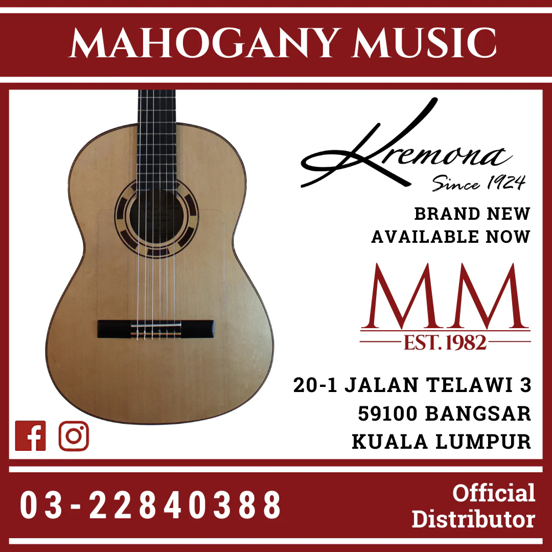 Kremona Rosa Blanca RB Full Solid Spruce Flamenco Classical Guitar