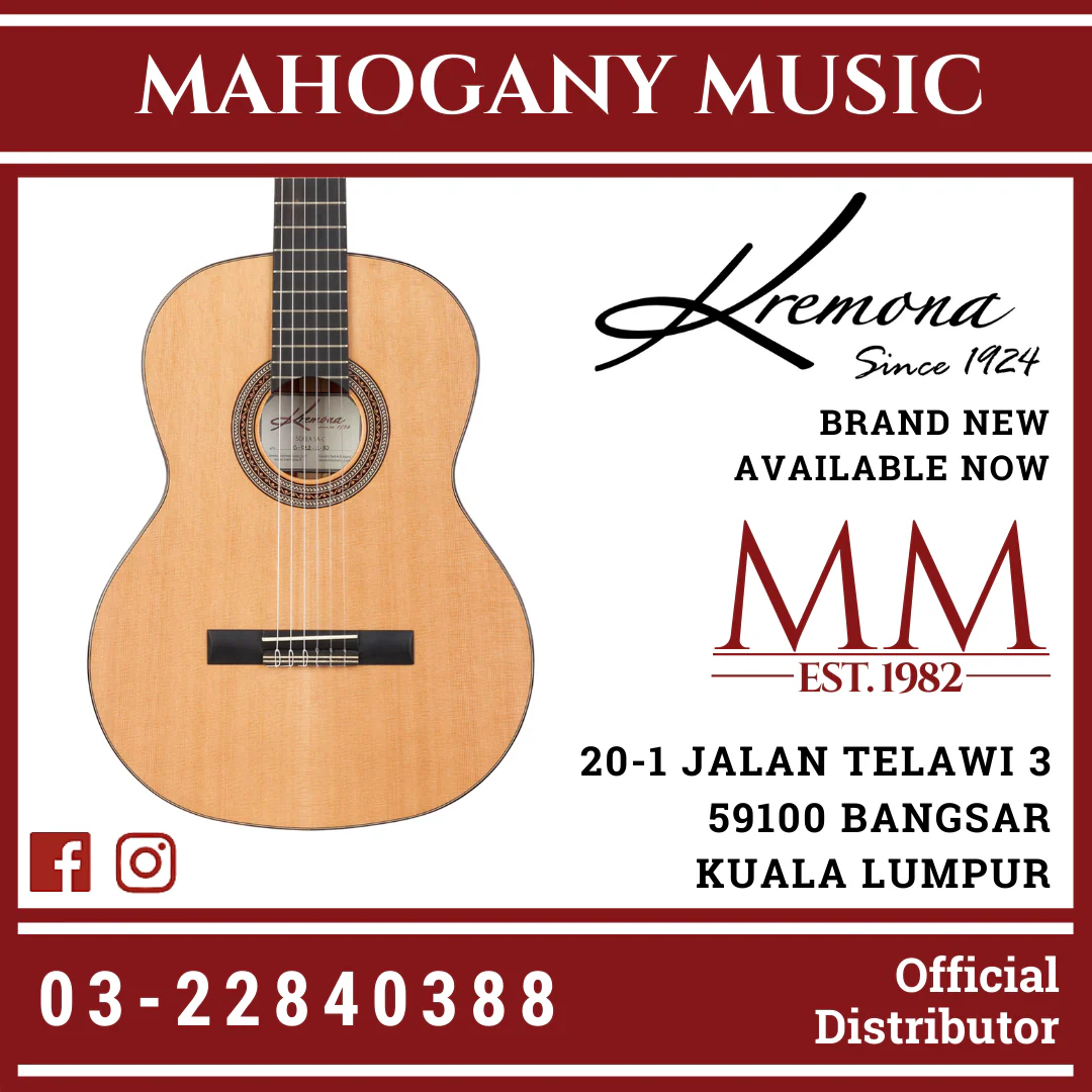 Kremona Solea Solid Cedar Natural Finish Classical Guitar
