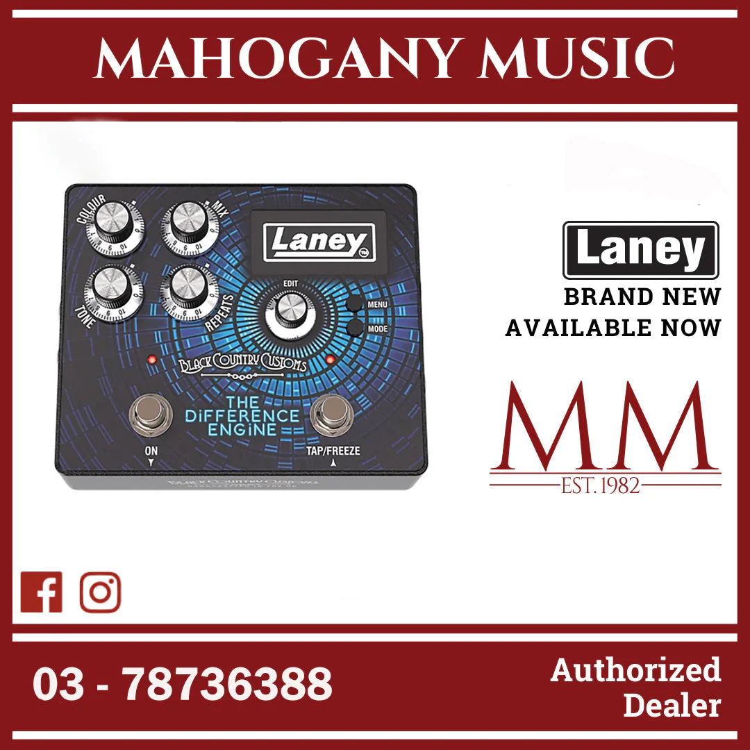 Laney Black BCC-TDE Country Customs Delay Engine