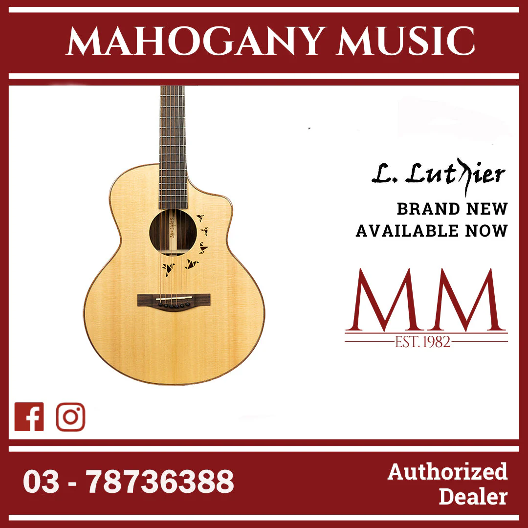 L.Luthier Eden Light S Solid Spruce Acoustic Guitar