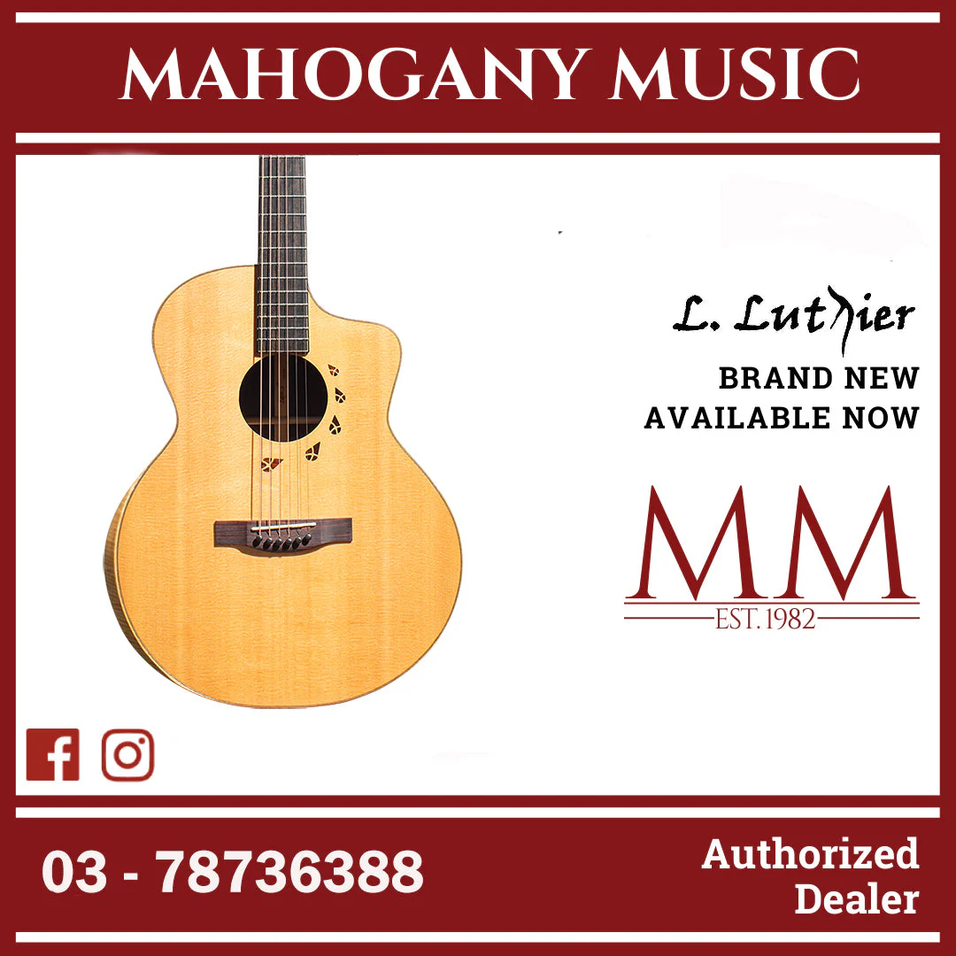 L.Luthier Eden S ar Solid Spruce Acoustic Guitar