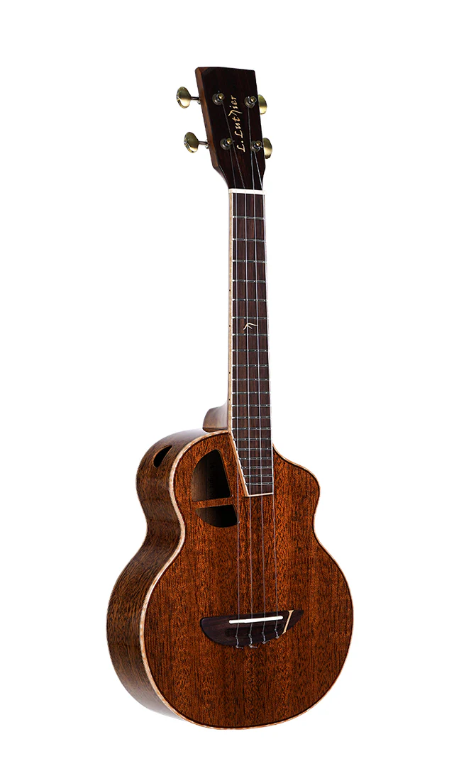 L.Luthier Le Light Maho Concert Solid Mahogany Ukulele - Image 4