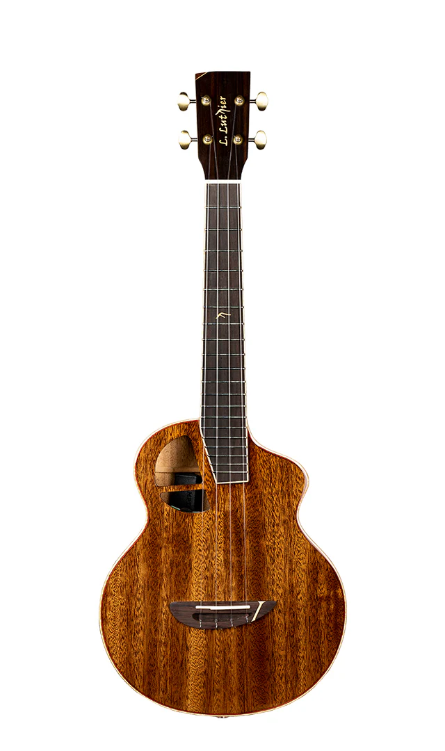 L.Luthier Le Maho Tenor Solid Mahogany Ukulele - Image 3