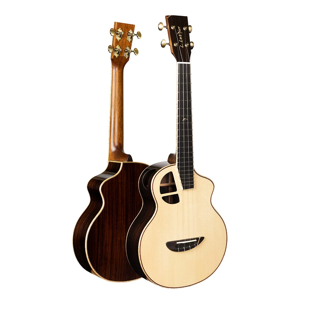 L.Luthier Le Rose Solid European Spruce Ukulele - Image 2