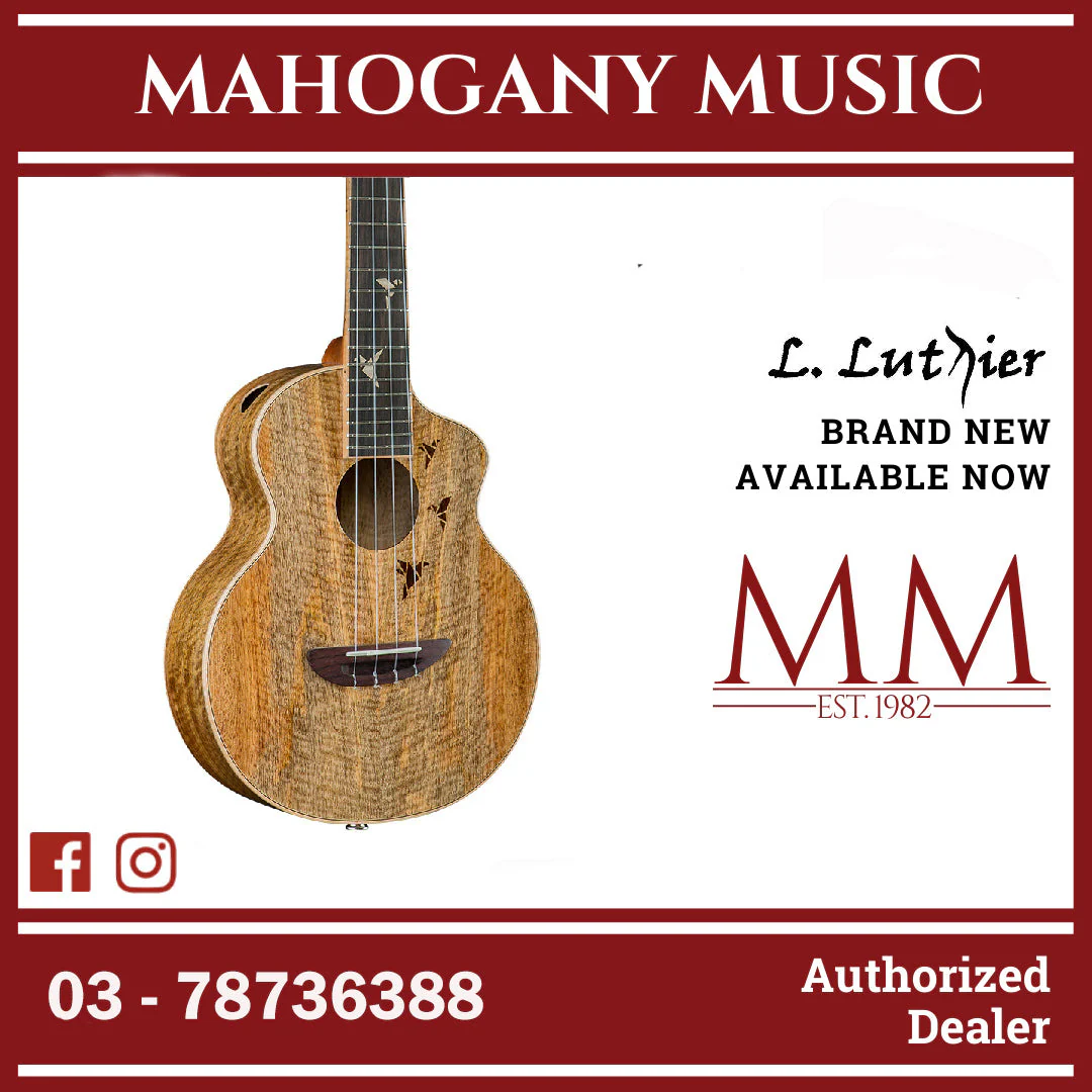 L.Luthier Manga Tenor Solid Mango Wood Ukulele