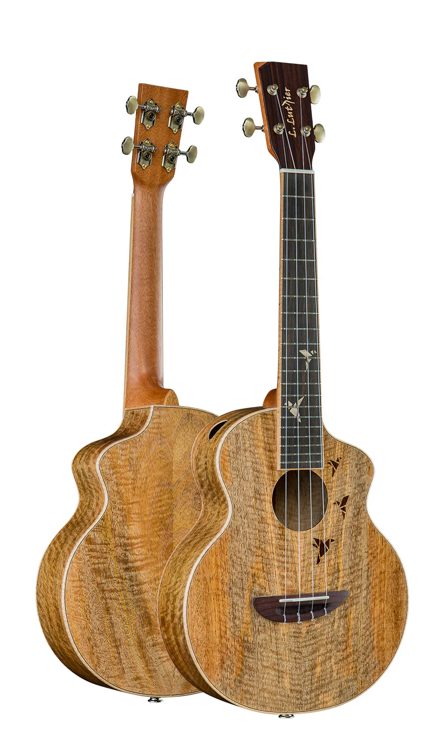 L.Luthier Manga Tenor Solid Mango Wood Ukulele - Image 2