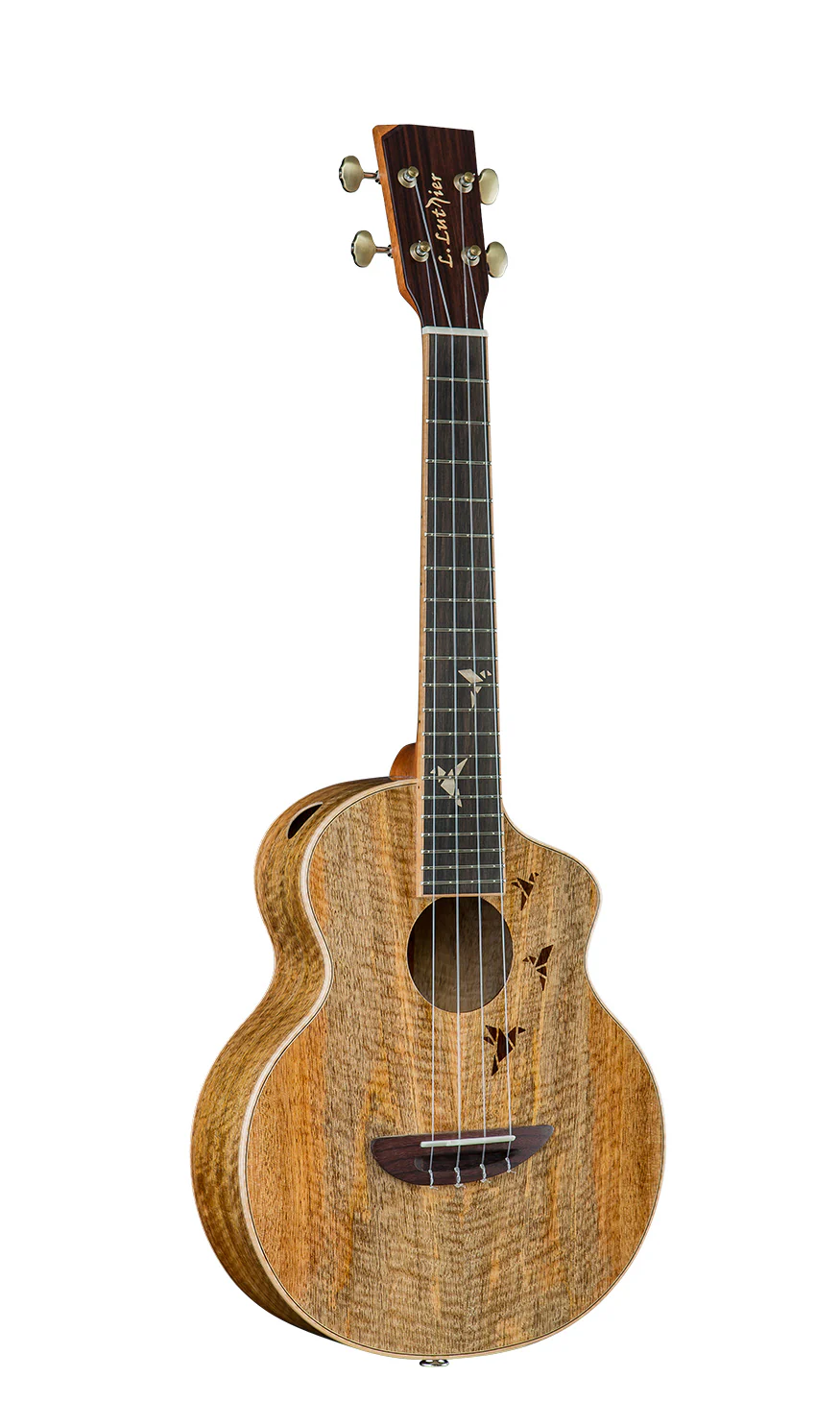 L.Luthier Manga Tenor Solid Mango Wood Ukulele - Image 3